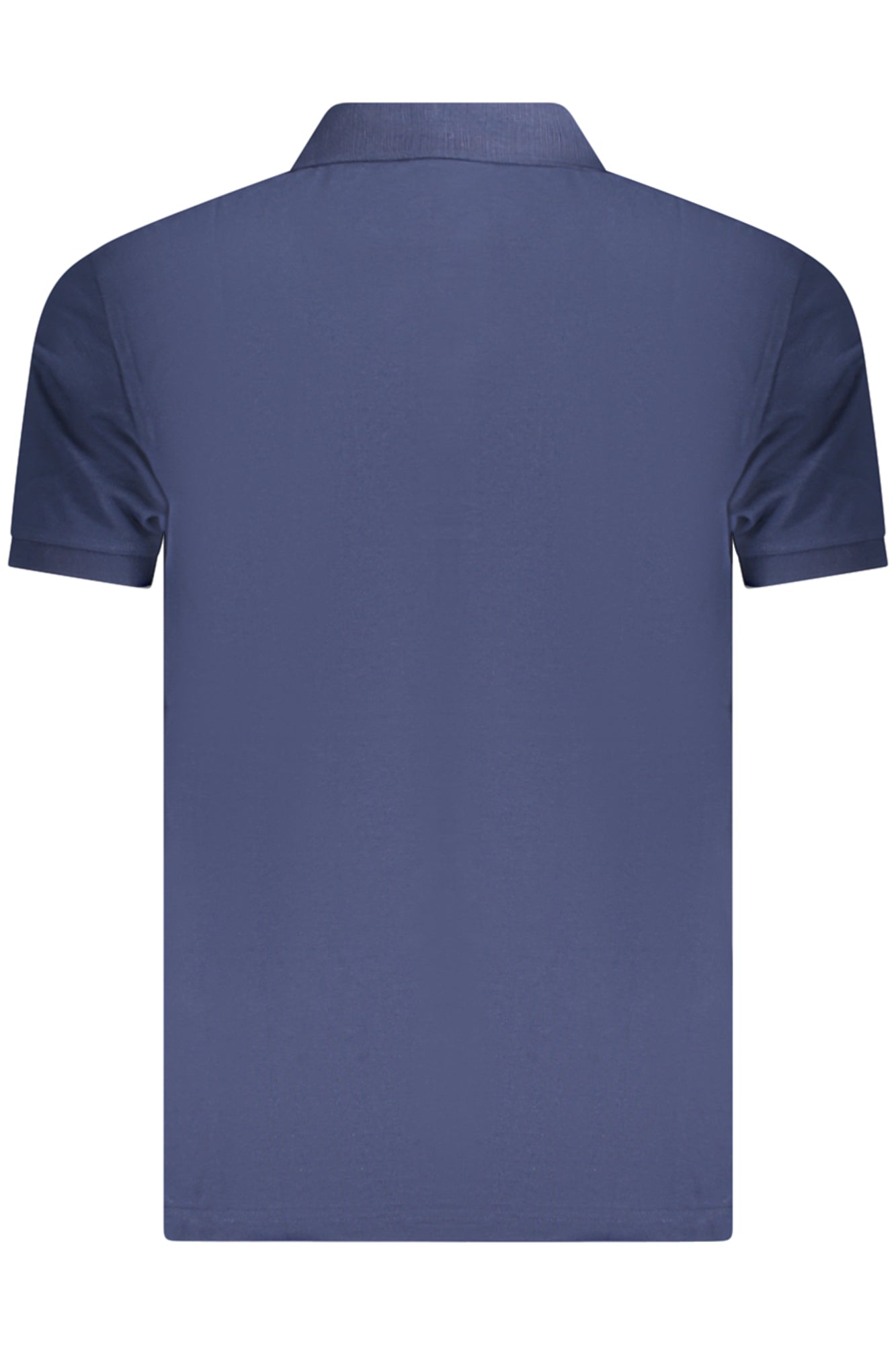 FAM0717_BL50004 – Herren Kurzarm-Poloshirt Blau mit Stickerei & 3 Knöpfen – Größe: S, M, L, XL, 2XL – Farbe: Blu