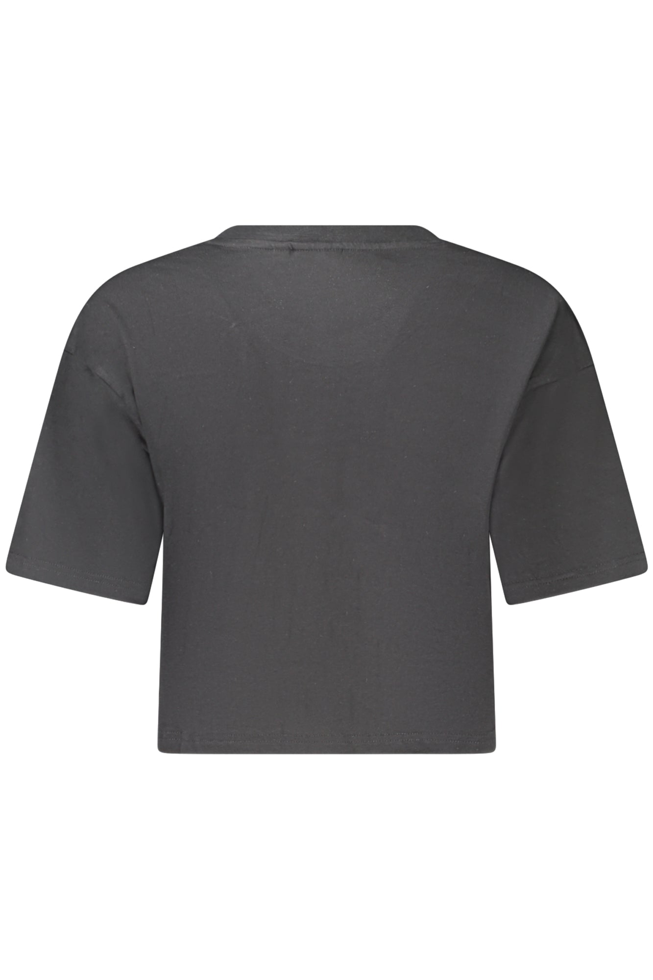 FAW1056_NE80010 – Damen Kurzarm T-Shirt Schwarz - Lässiger Bio-Baumwolle Style mit Print – Größe: XS, S, M, L, XL – Farbe: Nero