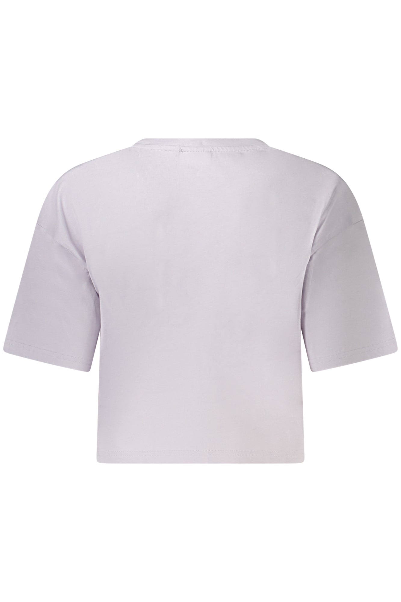 FAW1056_RS40119 – Trendiges Rosa Damen T-Shirt: Locker, Bio-Baumwolle, Cropped Design – Größe: XS, S, M, L, XL – Farbe: Rosa