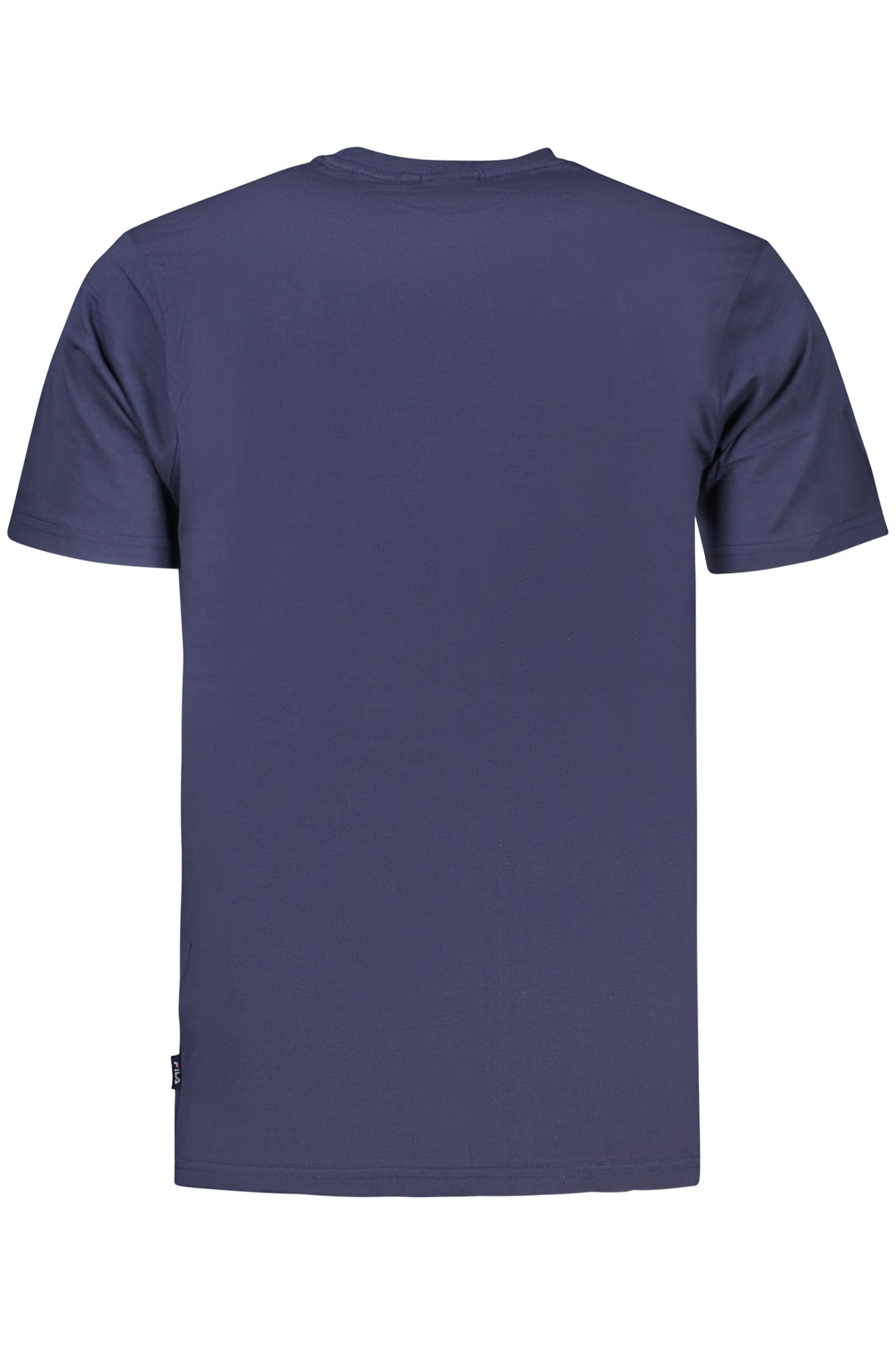 FAU0147_BL50004 – Herren Kurzarm T-Shirt Blau mit Rundhals und Stickerei-Logo – Größe: S, M, L, XL, 2XL – Farbe: Blu