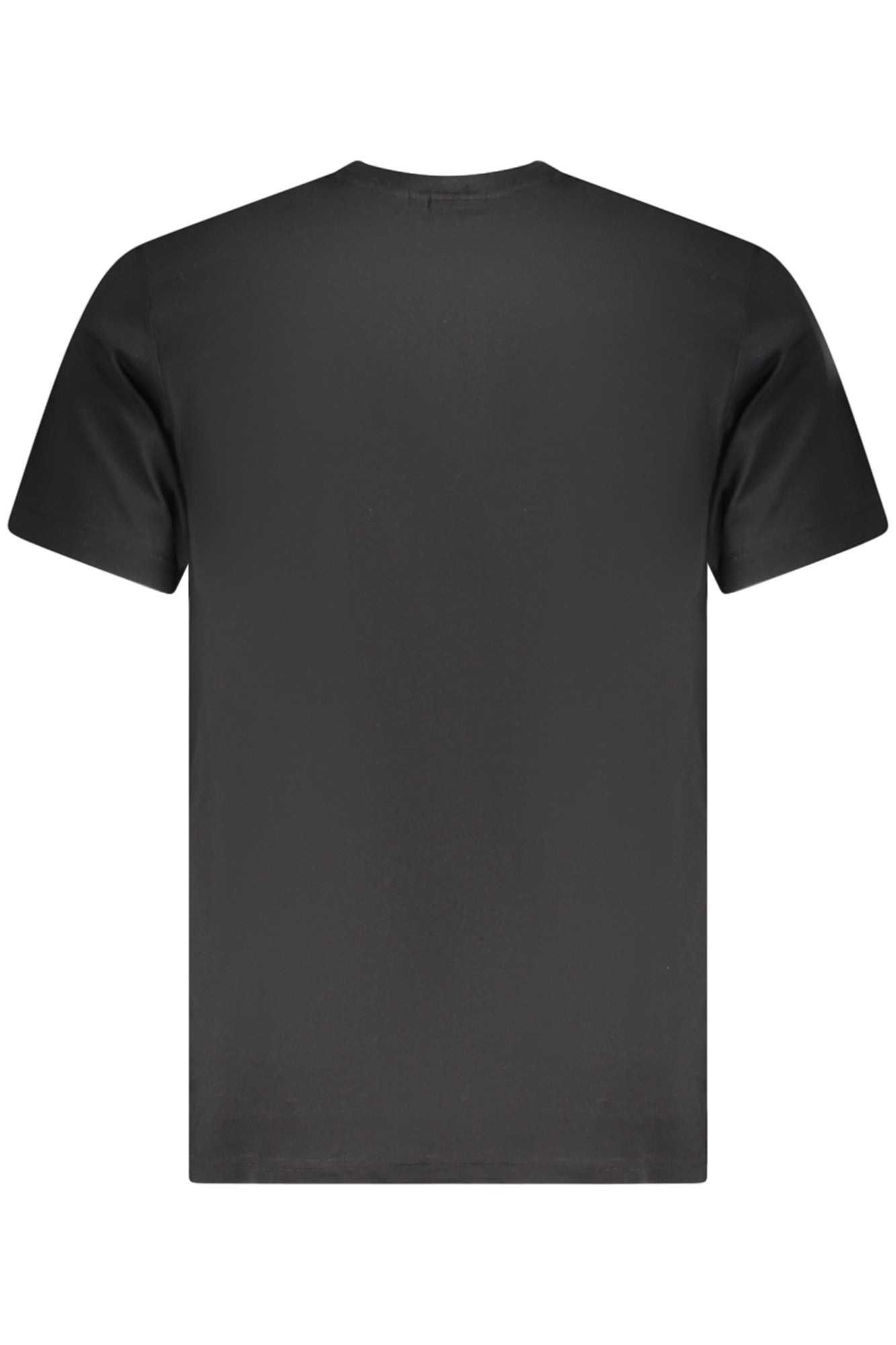 FAM0874_NE80010 – Herren Kurzarm T-Shirt Schwarz – Regular Fit, Bio-Baumwolle, Logo-Druck – Größe: S, M, L, XL, 2XL – Farbe: Nero