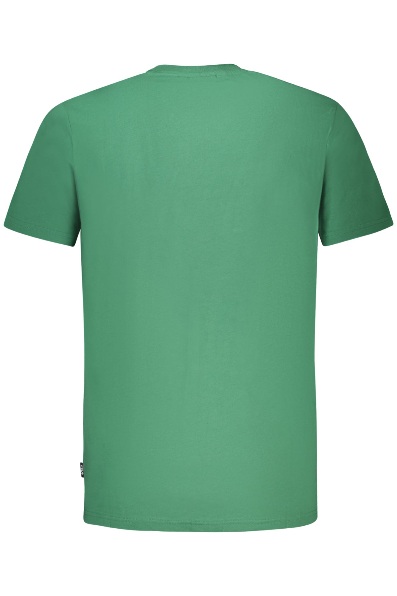 FAU0200_VE60084 – Grünes Bio-Baumwoll Kurzarm-T-Shirt mit Rundhals und Stickerei – Größe: S, M, L, XL, 2XL, 3XL – Farbe: Verde
