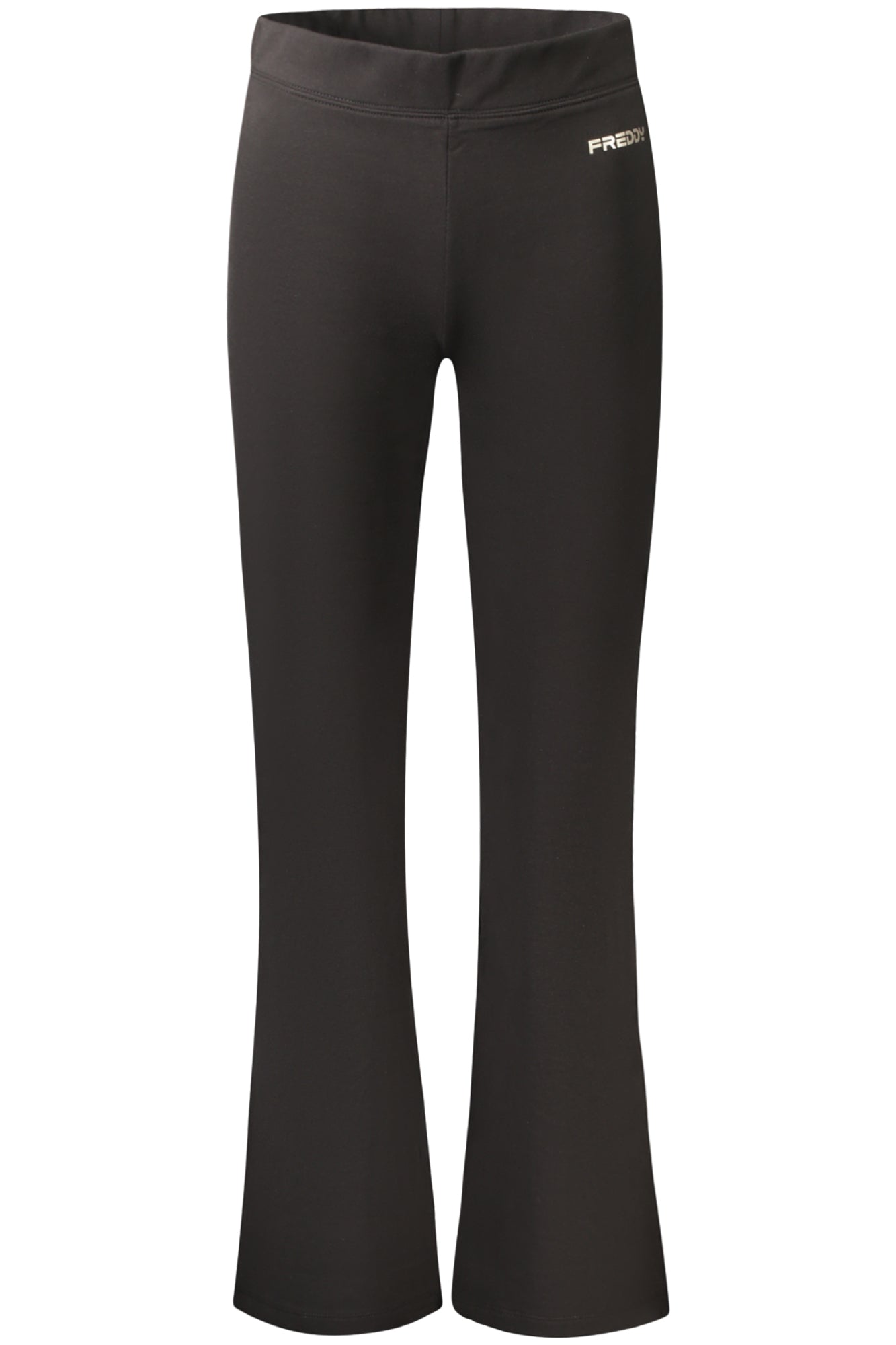 F25WCRP12_NEN – Damen Gefütterte Weitbein-Leggings mit Print & Logo - Schwarz – Größe: XS, S, M, L, XL – Farbe: Nero
