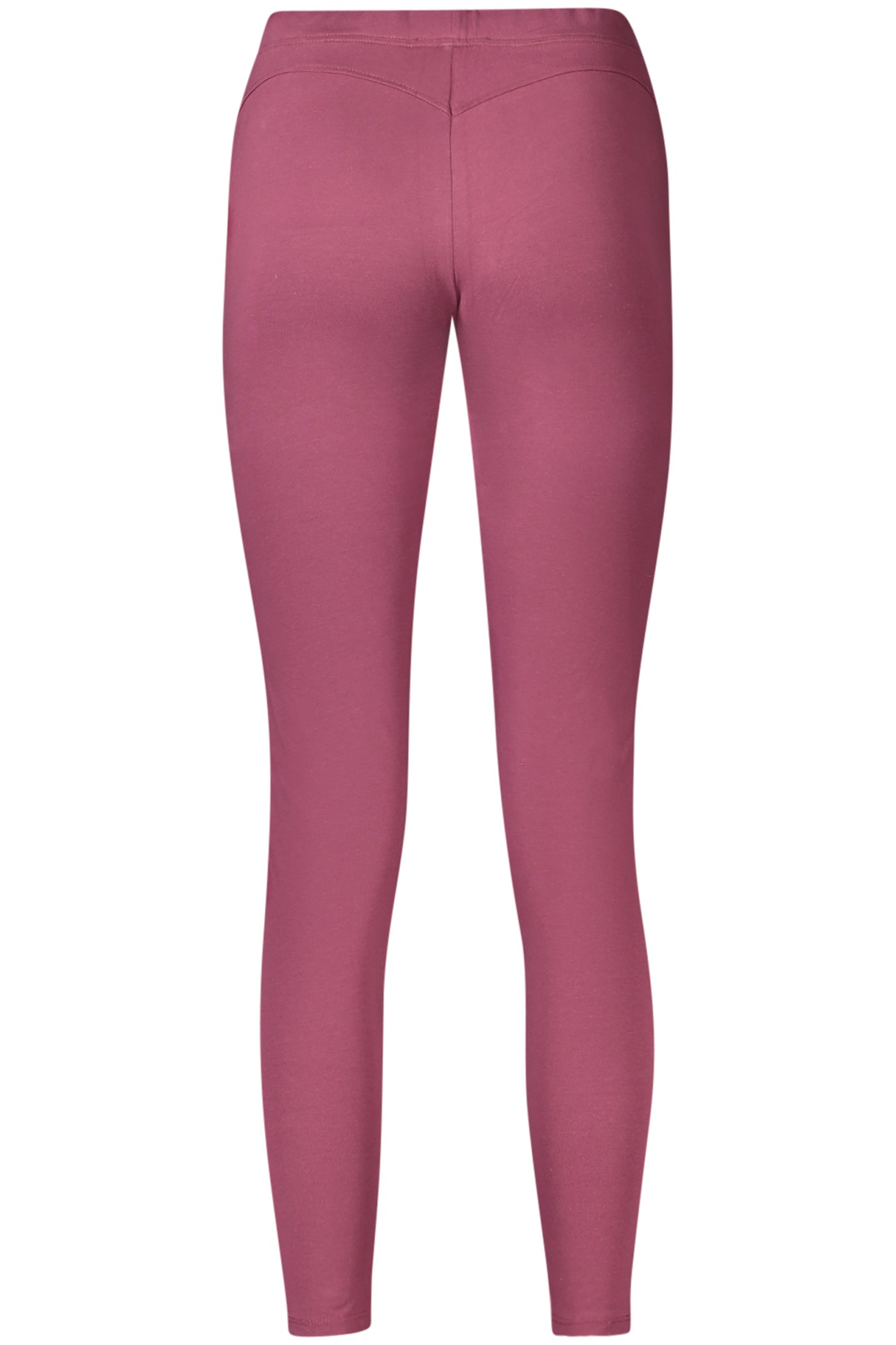 F25WCRP5_VIK92 – Lila Damen-Leggings mit Elastikbund und stylischem Druck – Größe: XS, S, M, L – Farbe: Viola