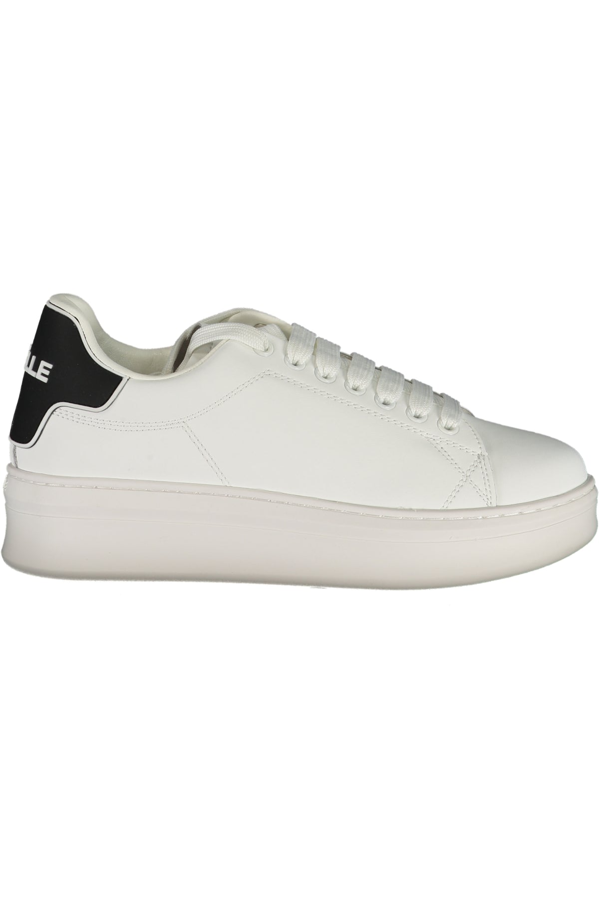 GACAW00013_BIBIANER – Damen-Sportschuh Weiß: Stylisch mit Logo & Kontrastdetails – Größe: 35, 36, 37, 38, 39, 40, 41 – Farbe: Bianco