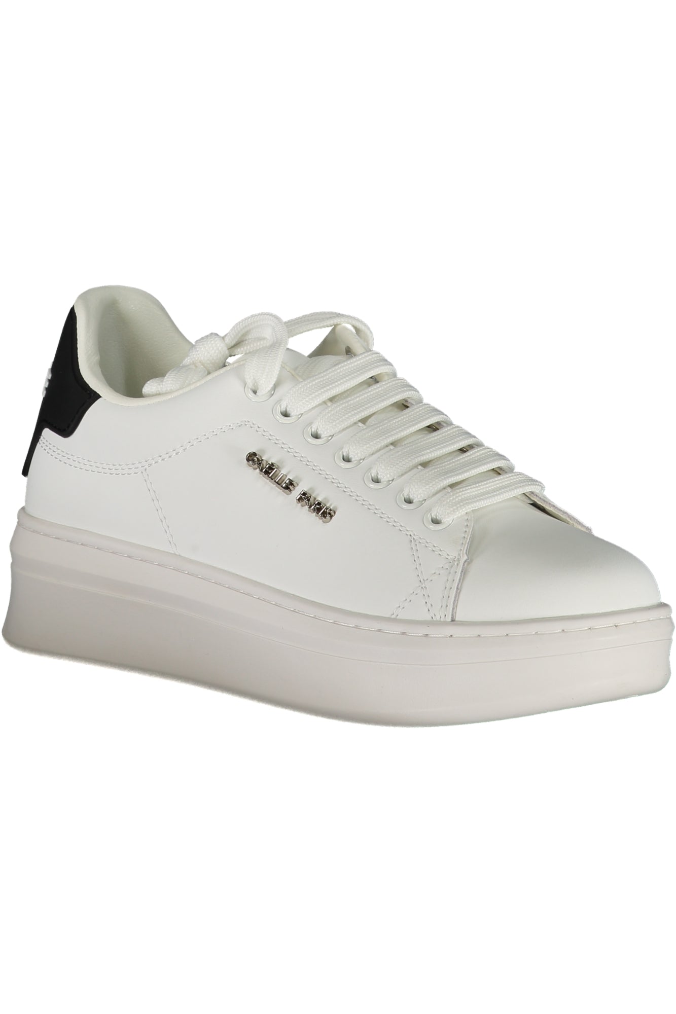 GACAW00019_BINERO – Eleganter Weißer Damensneaker mit Applikationen und Logo-Details – Größe: 35, 36, 37, 38, 39, 40, 41 – Farbe: Bianco