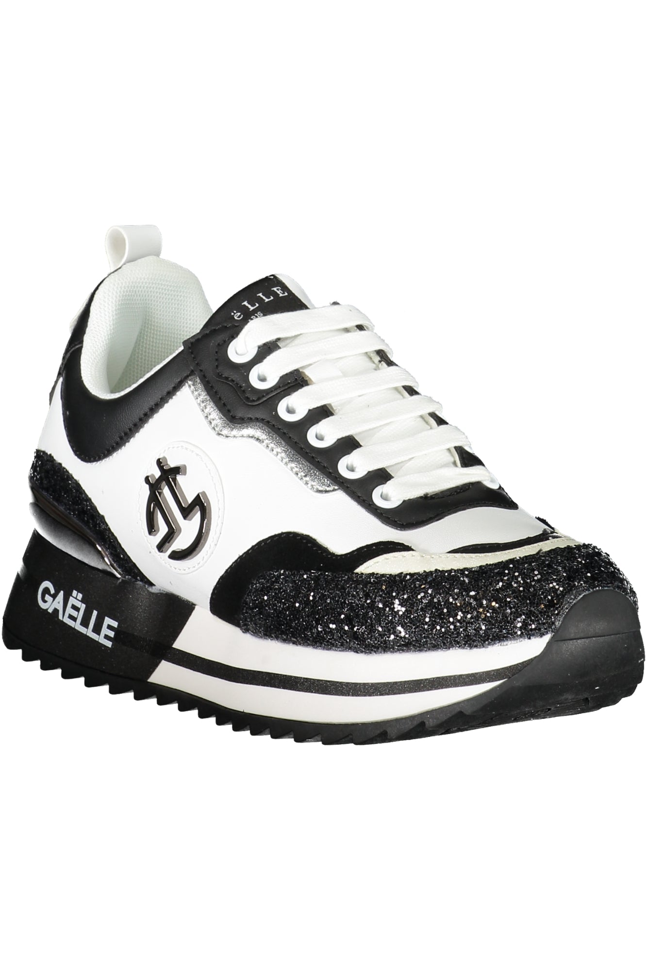 GBCDP3103_NENERO – Schwarzer Damensportschuh mit Kontrasten und Schnürsenkeln – Größe: 35, 36, 37, 38, 39, 40, 41 – Farbe: Nero