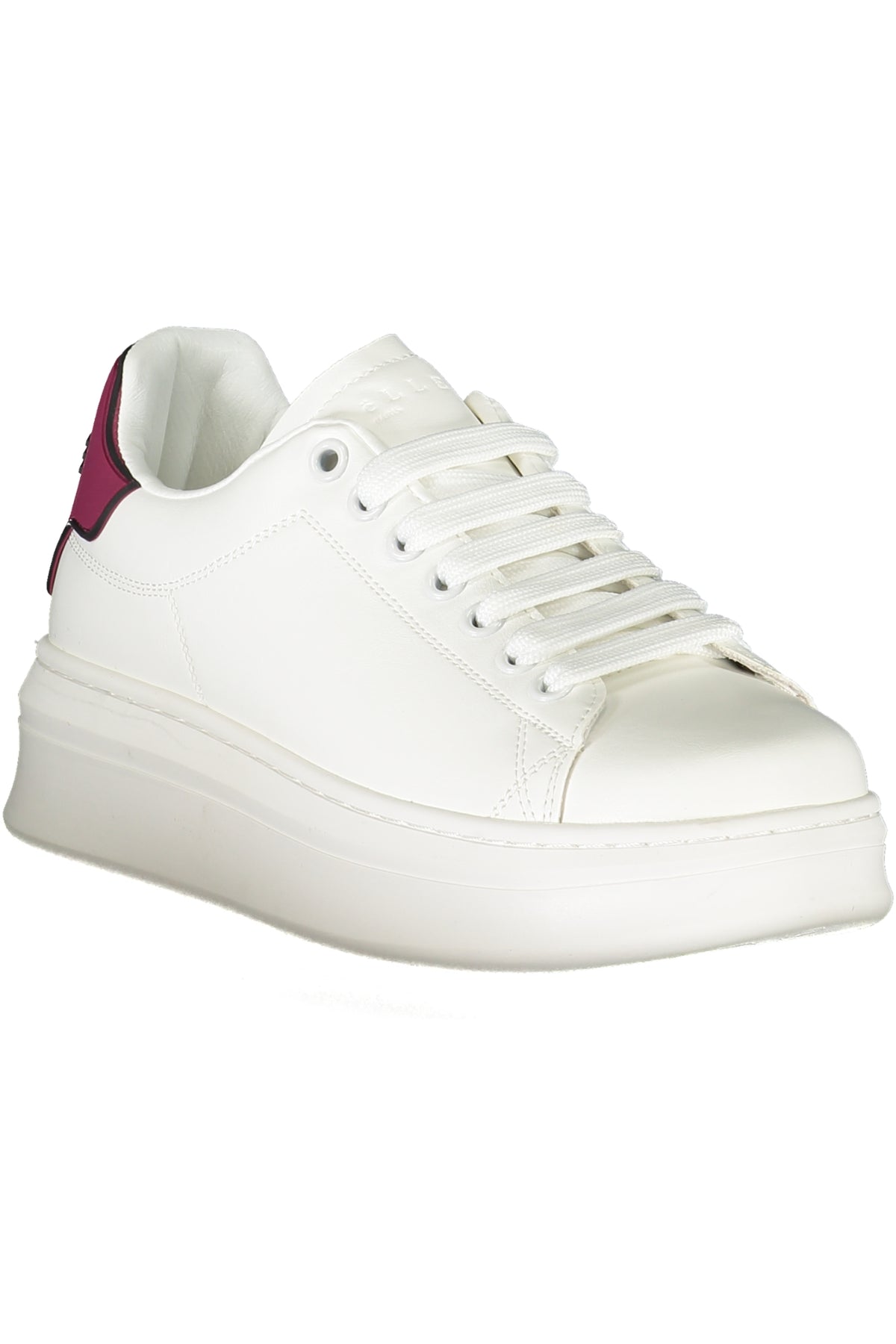 GBCDP3075_ROBORDEAUX – Damen Rote Sportschuhe mit Kontrastdetails und Logo - Schnürmodell – Größe: 35, 36, 37, 38, 39, 40, 41 – Farbe: Rosso