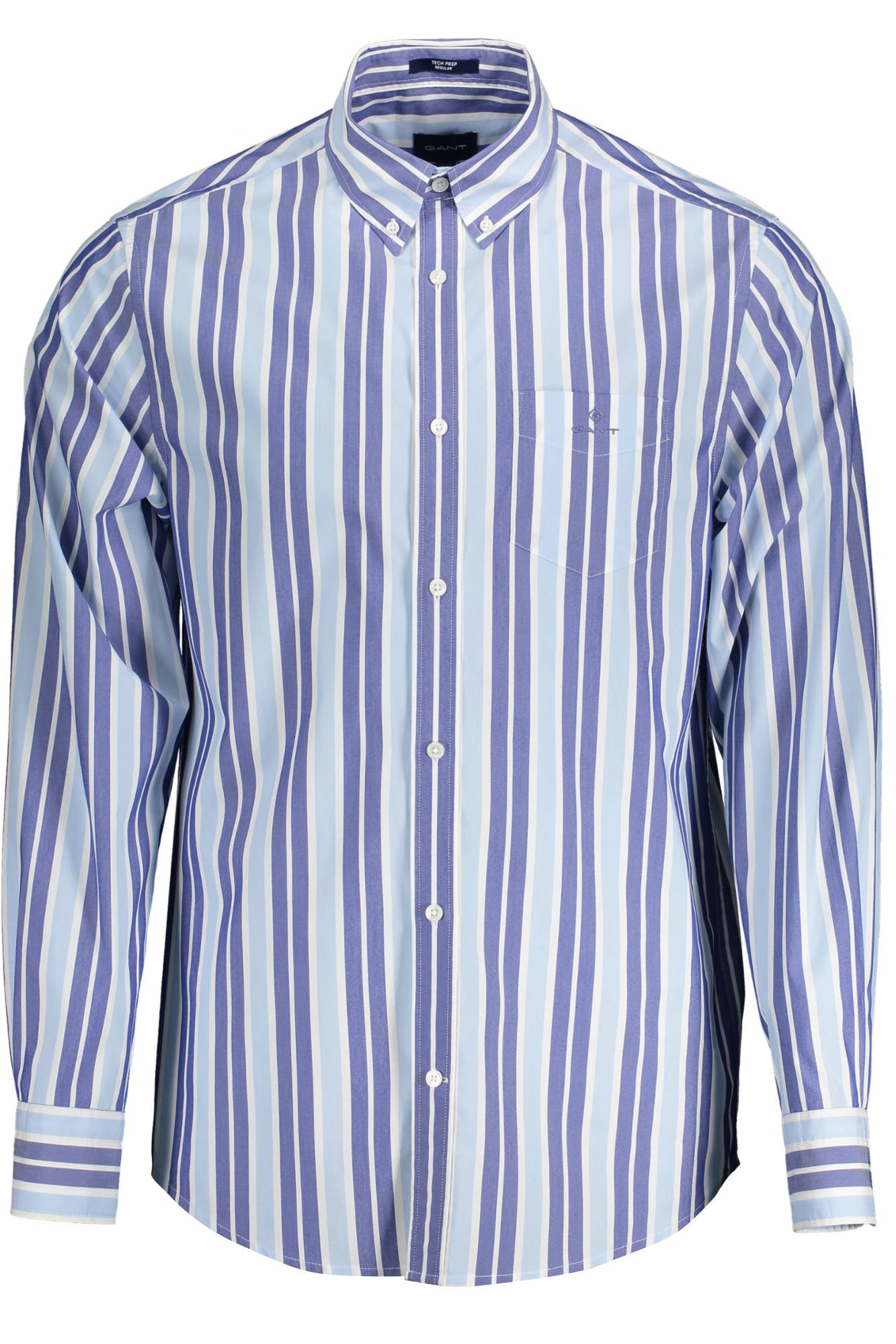 20013025530_AZZURRO_468 – Herrenhemd Blau - Regular Fit, Button-Down-Kragen, Langarm – Größe: S, M – Farbe: Azzurro