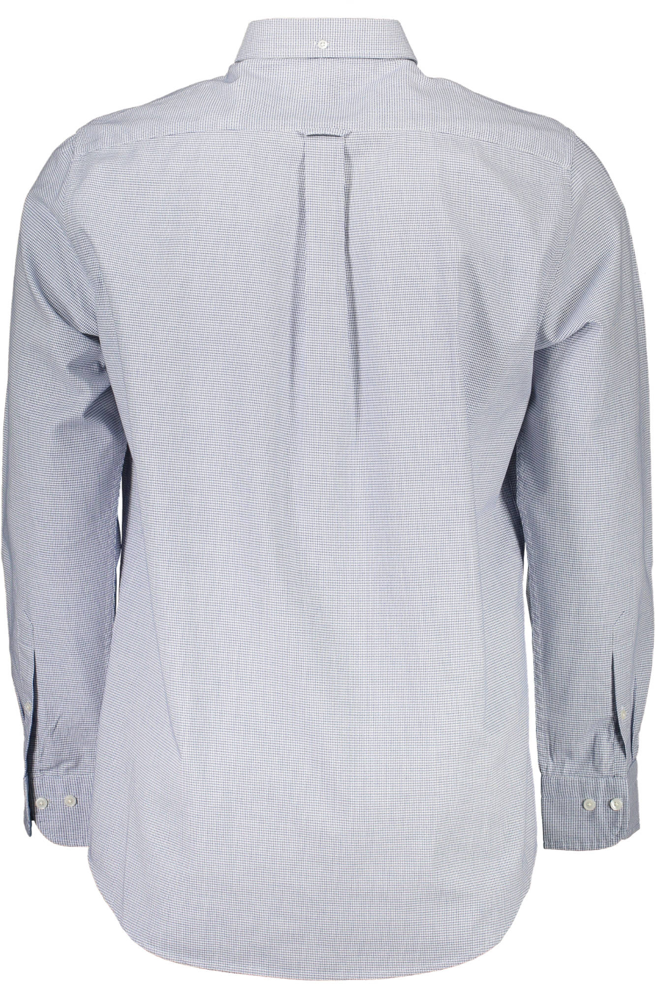 21013034130_BLU_436 – Herren Langarmshirt Blau: Regular-Fit, Bio-Baumwolle, Button-Down – Größe: S – Farbe: Blu