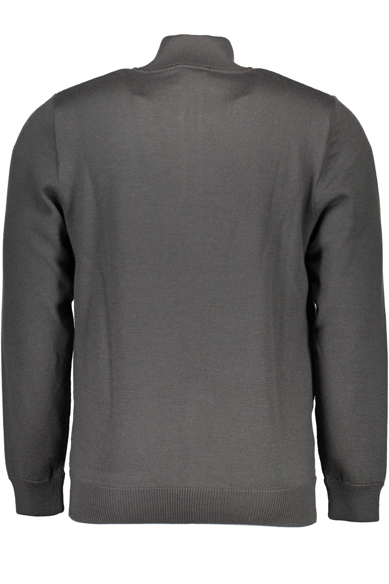 17038040002_GRIGIO_11 – Graue Herren-Sportjacke mit Reißverschluss und Taschen – Größe: Standard