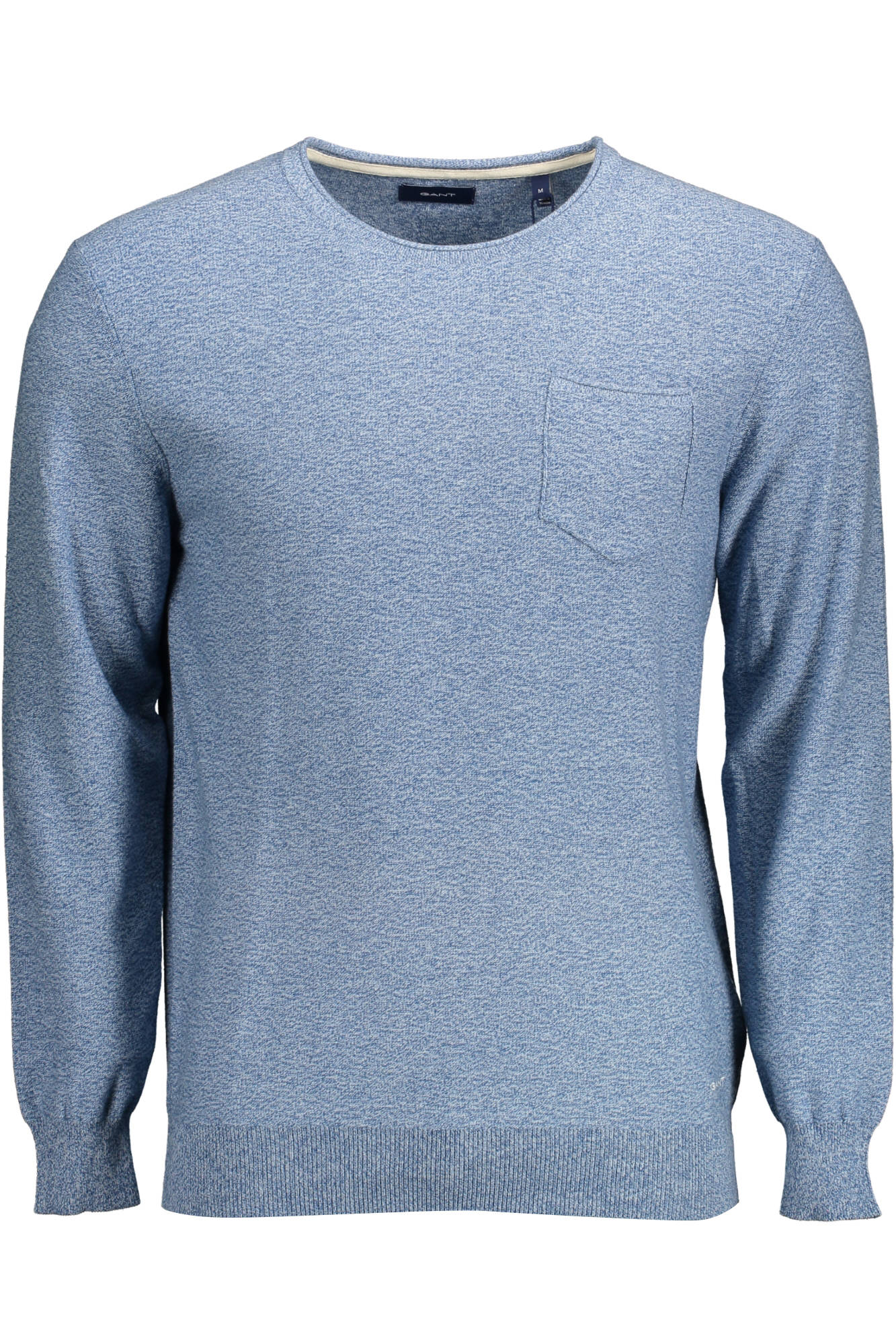 21018060012_AZZURRO_906 – Stilvoller Herrenpullover in Blau mit Brusttasche und Kontrastdetails – Größe: S, XL, 2XL, 3XL – Farbe: Azzurro