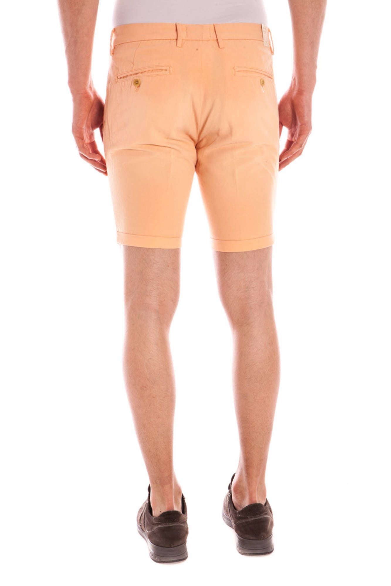 1401021328_ARANCIO_841 – Herren Bermuda-Shorts Orange mit 5 Taschen und Logo-Detail – Größe: 28, 30, 31, 32, 33 – Farbe: Arancione