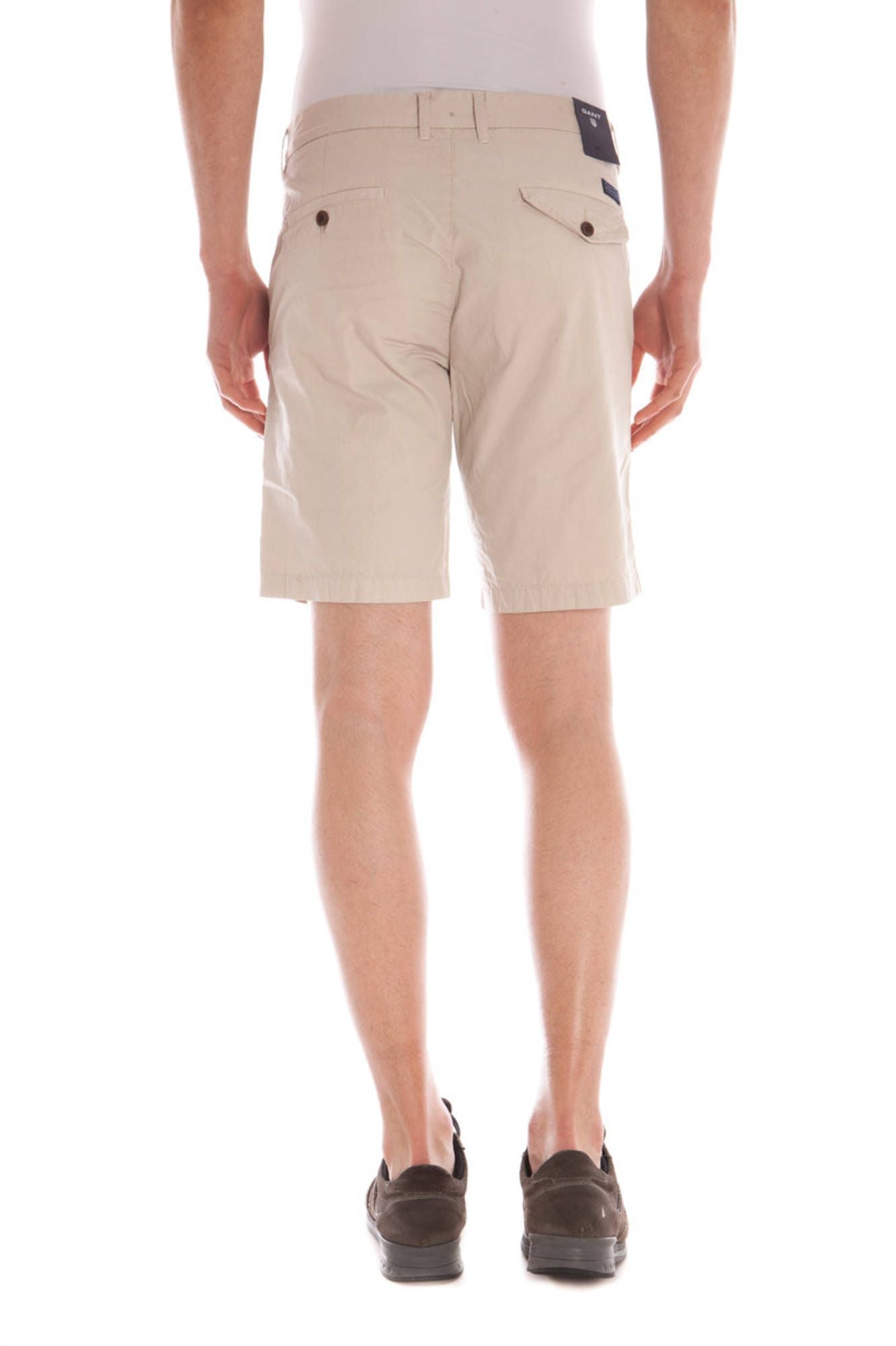 1401021377_BEIGE_211 – Bequeme Herren Bermudashorts in Beige mit 5-Taschen-Design – Größe: 30 – Farbe: Beige