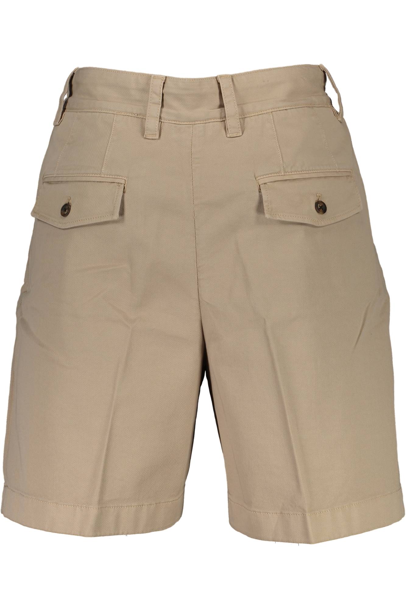2101200050_BEIGE_277 – Bequeme Herren Bermuda-Shorts Beige aus Bio-Baumwolle mit 4 Taschen – Größe: 29, 30, 31, 35, 36, 38, 40 – Farbe: Beige