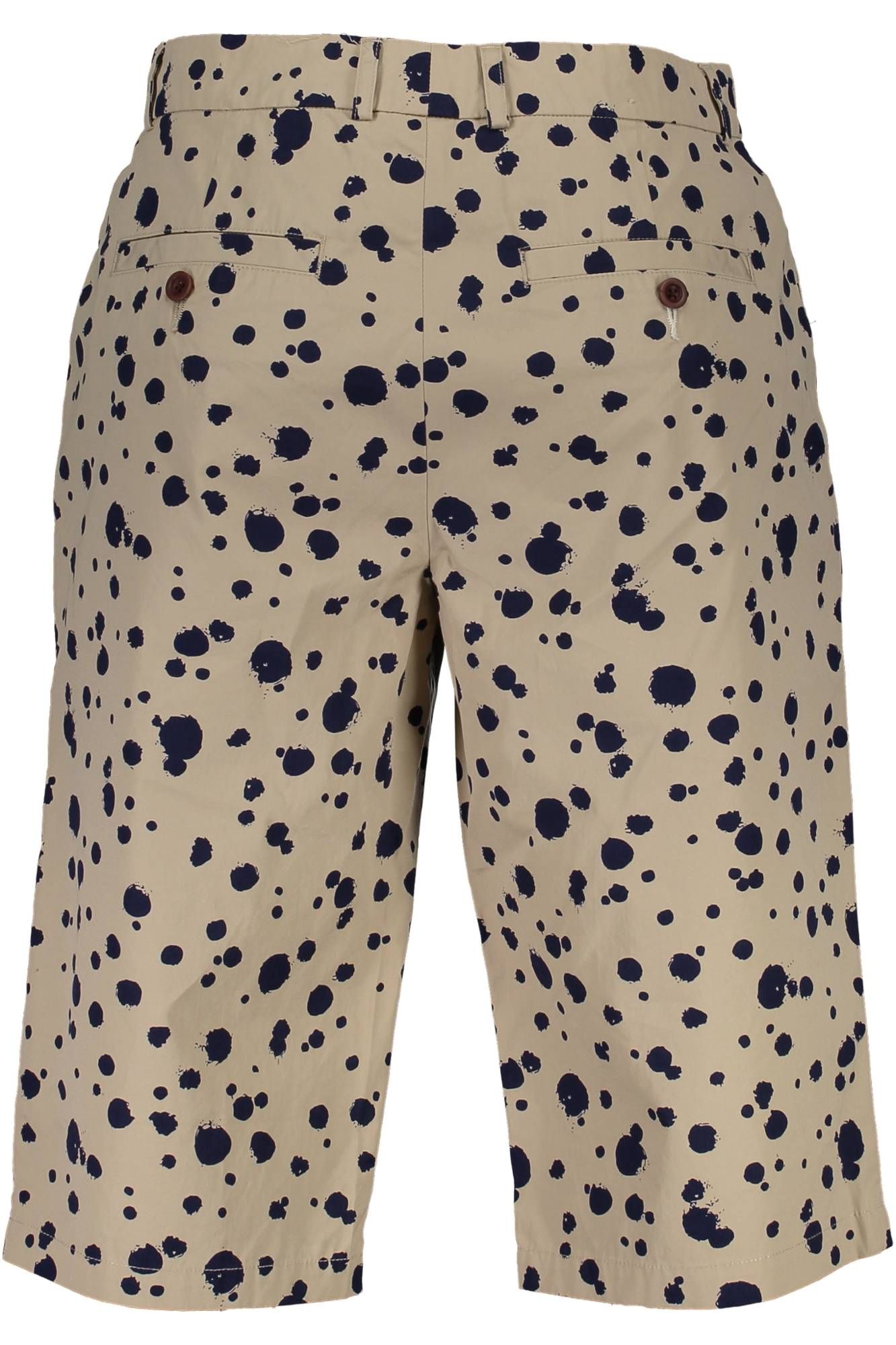 1701021004_BEIGE_277 – Bequeme Herren Bermuda-Shorts Beige mit 4 Taschen, Knopf & ZIP – Größe: 44, 46 – Farbe: Beige