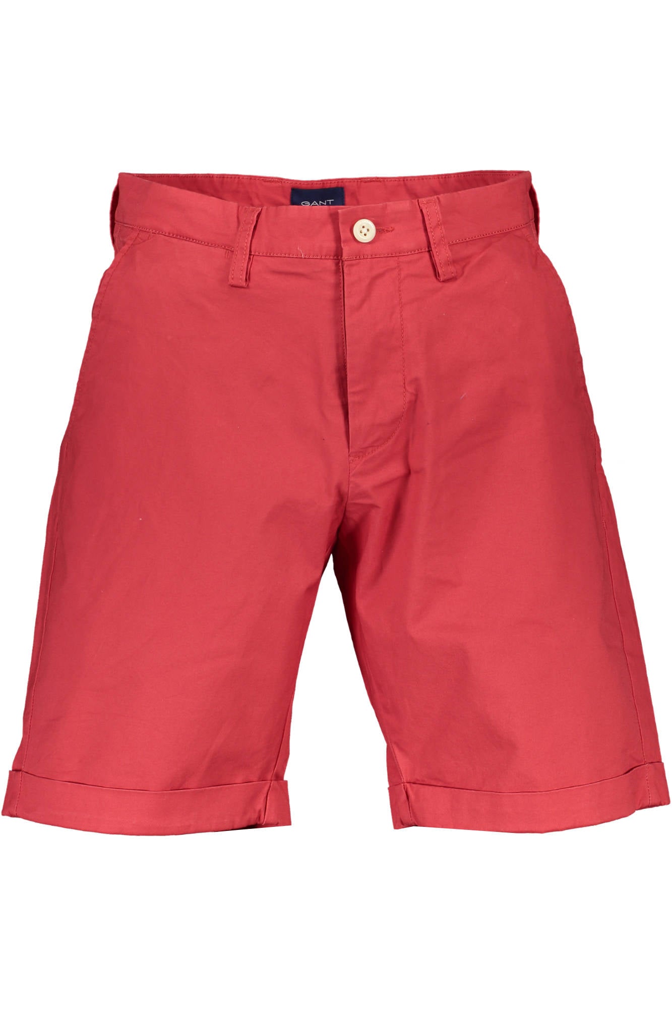 2101200070_ROSSO_658 – Herren Bermudahose Rot - 5 Taschen, Bio-Baumwolle, Komfort pur – Größe: 29, 31 – Farbe: Rosso