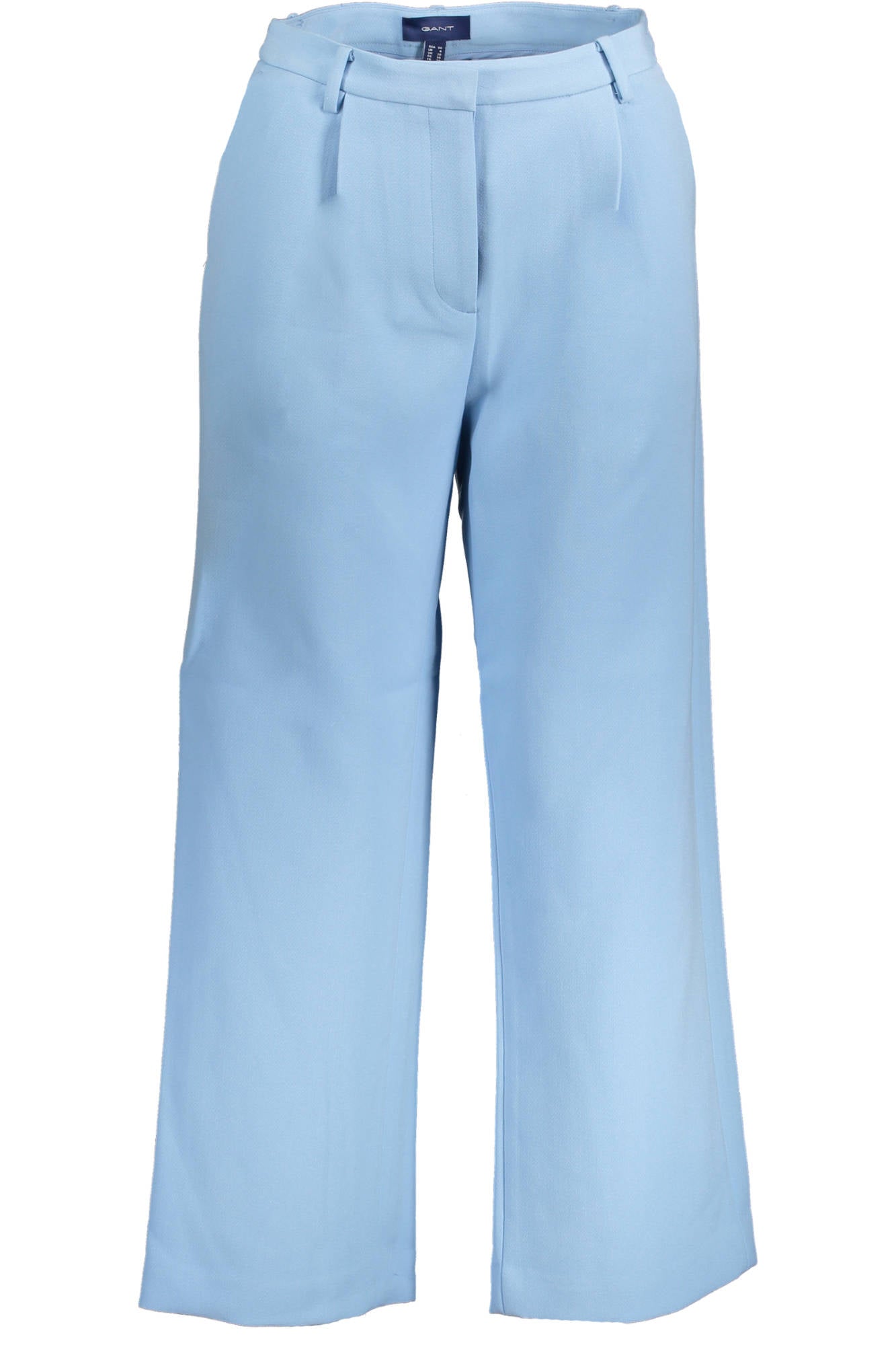 18014150036_AZZURRO_468 – Elegante Damenhose in Blau mit Reißverschluss und Logodetail – Größe: 36 – Farbe: Azzurro