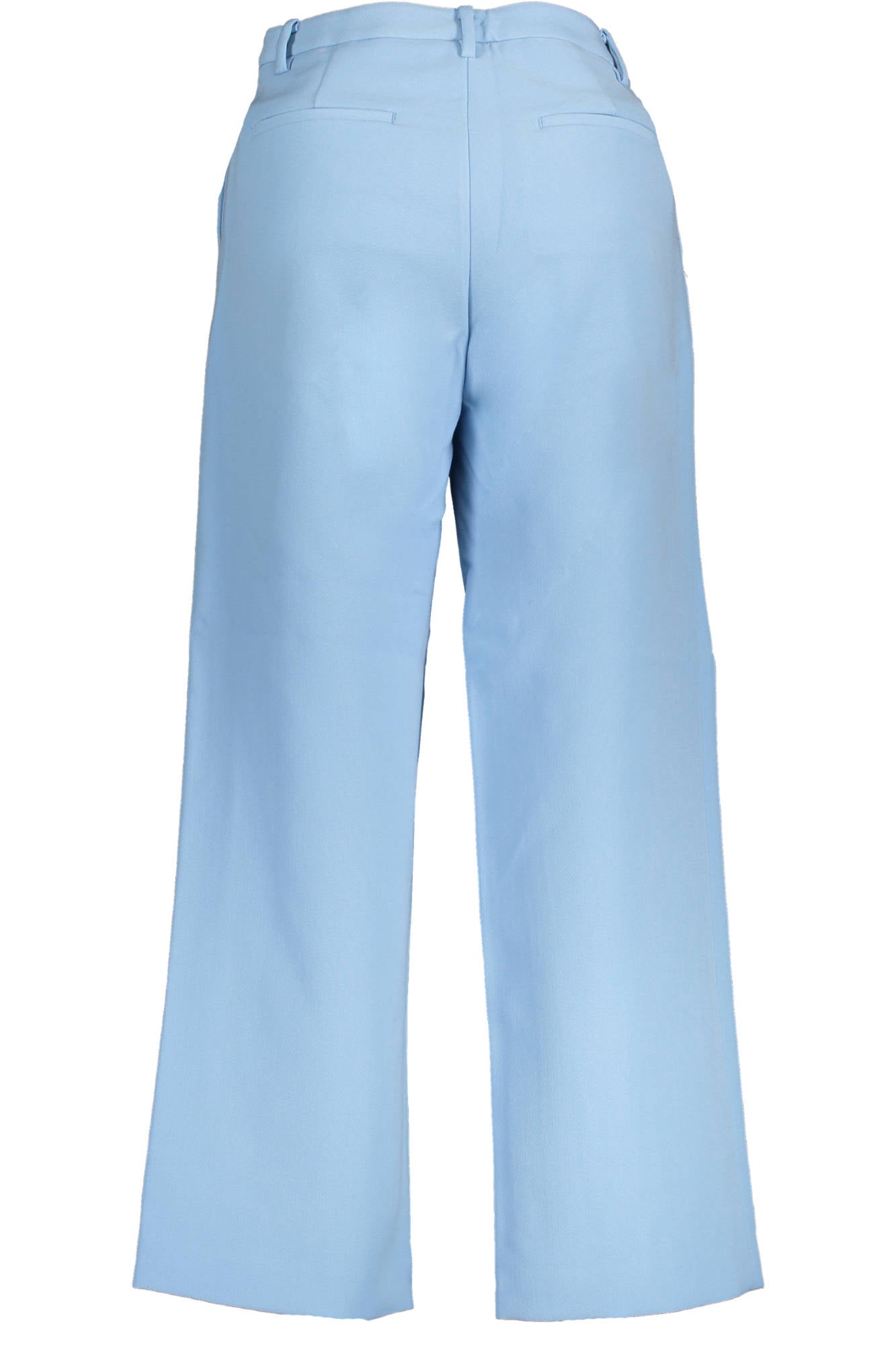 18014150036_AZZURRO_468 – Elegante Damenhose in Blau mit Reißverschluss und Logodetail – Größe: 36 – Farbe: Azzurro