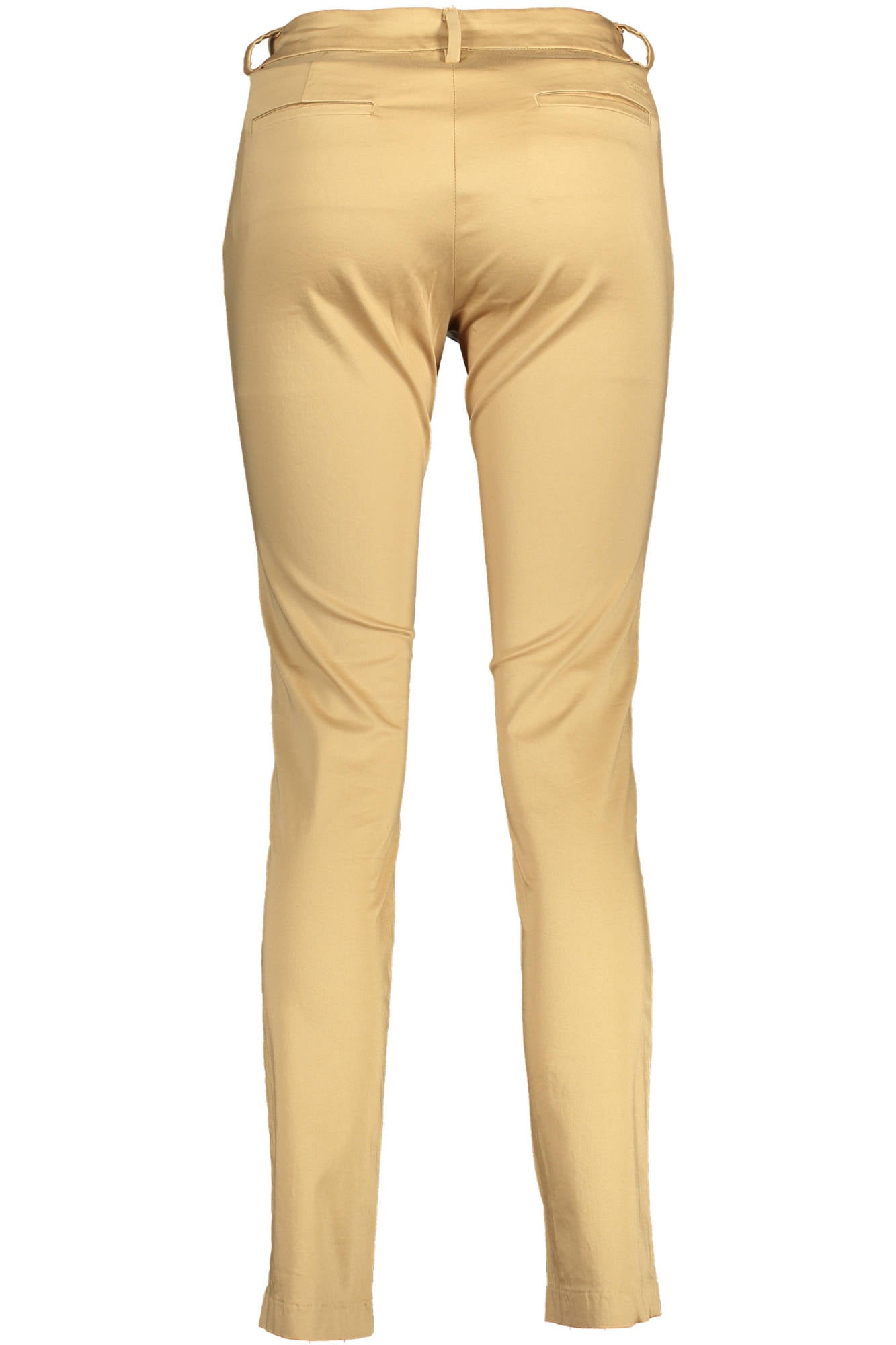 19014150077_BEIGE_248 – Elegante Damenhose Beige mit 4 Taschen & Logo - Perfekt für jeden Anlass – Größe: 34 L34, 36 L34, 44 L34, 46 L34 – Farbe: Beige