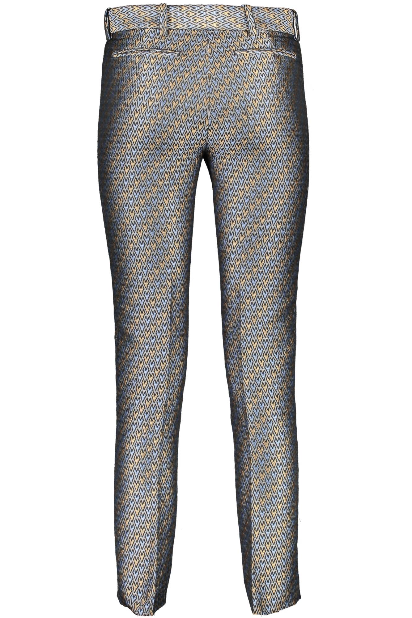 1303414689_BEIGE_105 – Damenhose Beige mit 4 Taschen und Logo – Eleganter Look – Größe: 34 L32, 36 L32 – Farbe: Beige