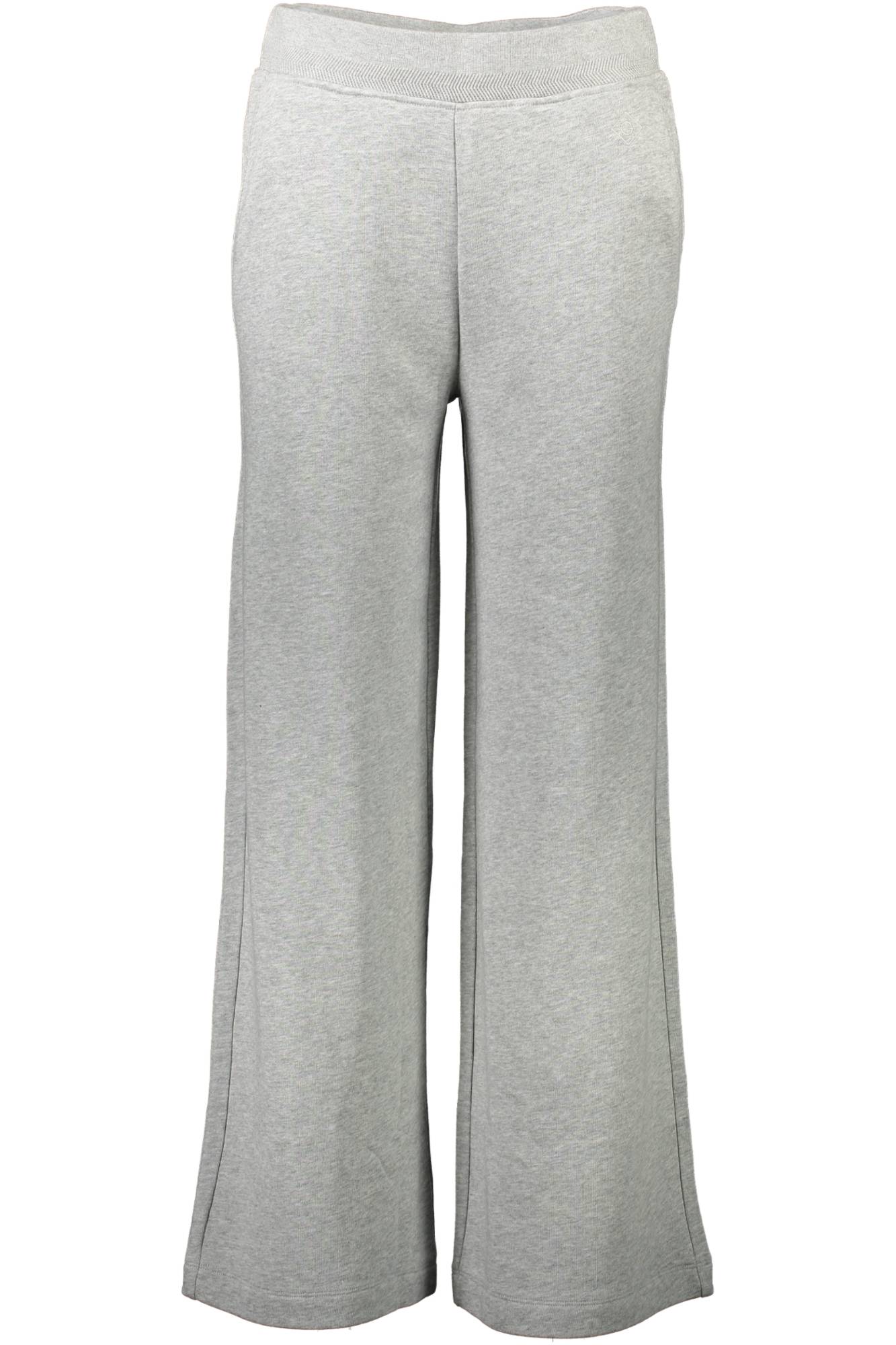 20034202950_GRIGIO_94-LIGHT-GREY-MELANGE – Damen-Sporthose Grau: Weites Bein, Elastischer Bund, 2 Taschen – Größe: XS, XL – Farbe: Grigio