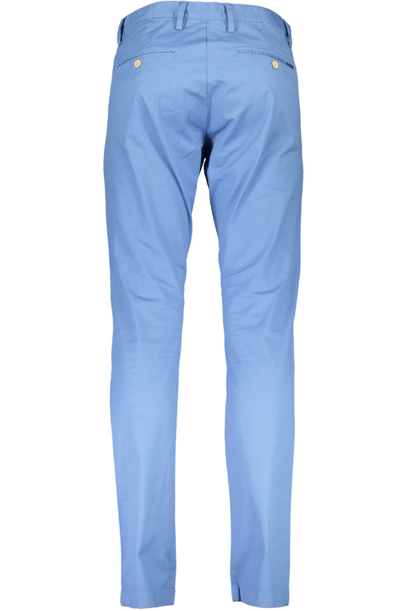 19011913556_AZZURRO_437 – Elegante blaue Herrenhose mit Taschen und Logo-Detail – Größe: 30, 31, 38 – Farbe: Azzurro