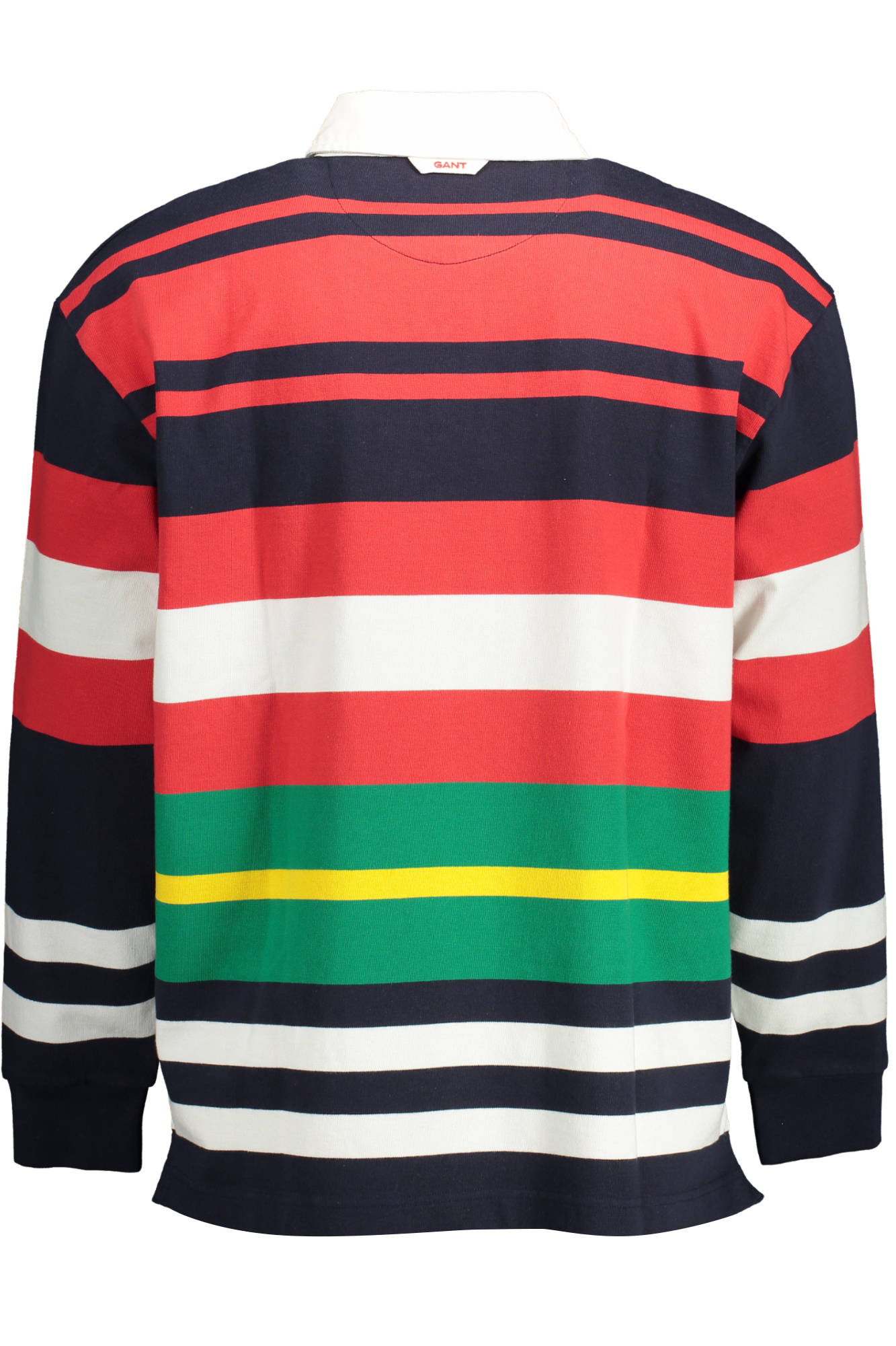 21012025041_BLU_410 – Herren Langarm-Poloshirt Blau mit Logo und Kontrastdetails – Größe: S, M, L – Farbe: Blu