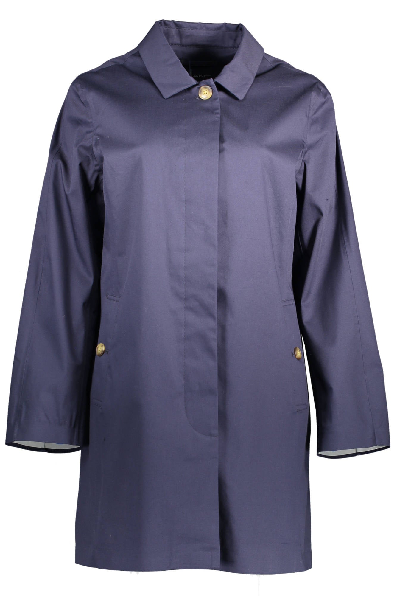 20014751018_BLU_433 – Eleganter blauer Damen Trenchcoat - Klassisch mit modernen Details – Größe: XL – Farbe: Blu