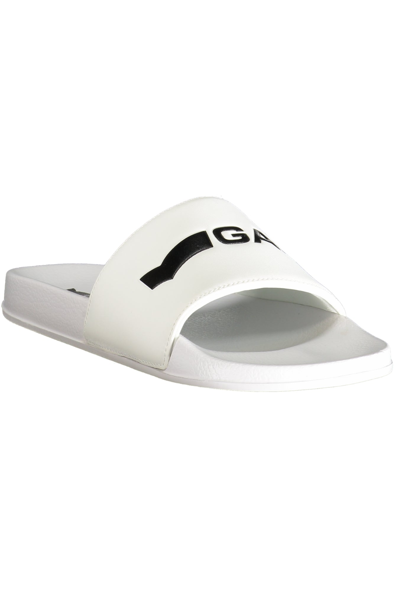 GAM519300_BI0062 – Herrenhausschuh Weiß: Stilvolles Schuhwerk mit Logo-Druck – Größe: 40, 41, 42, 43, 44, 45 – Farbe: Bianco