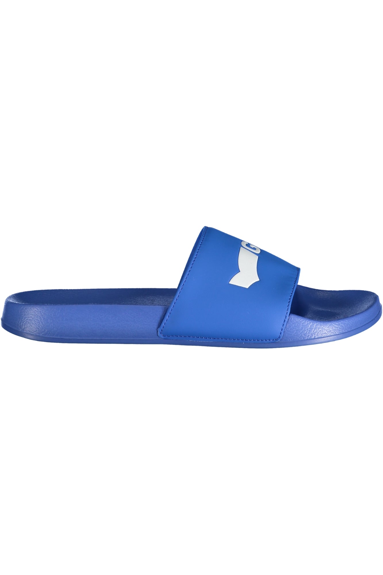 GAM519300_BL0787 – Bequeme Herrenpantoffel in Blau - Ciabatta Slide-Mix mit Logo – Größe: 40, 41, 42, 43, 44, 45 – Farbe: Blu