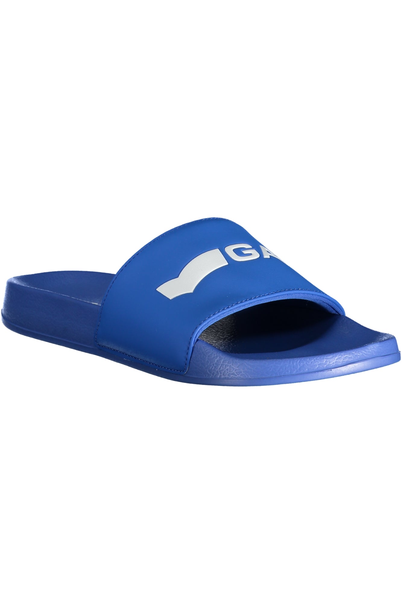 GAM519300_BL0787 – Bequeme Herrenpantoffel in Blau - Ciabatta Slide-Mix mit Logo – Größe: 40, 41, 42, 43, 44, 45 – Farbe: Blu