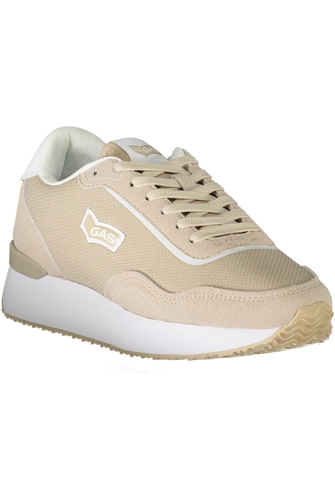 GAW413500_BE0002 – Beiger Damensportschuh mit kontrastierenden Details und Schnürsenkeln – Größe: 37, 38 – Farbe: Beige
