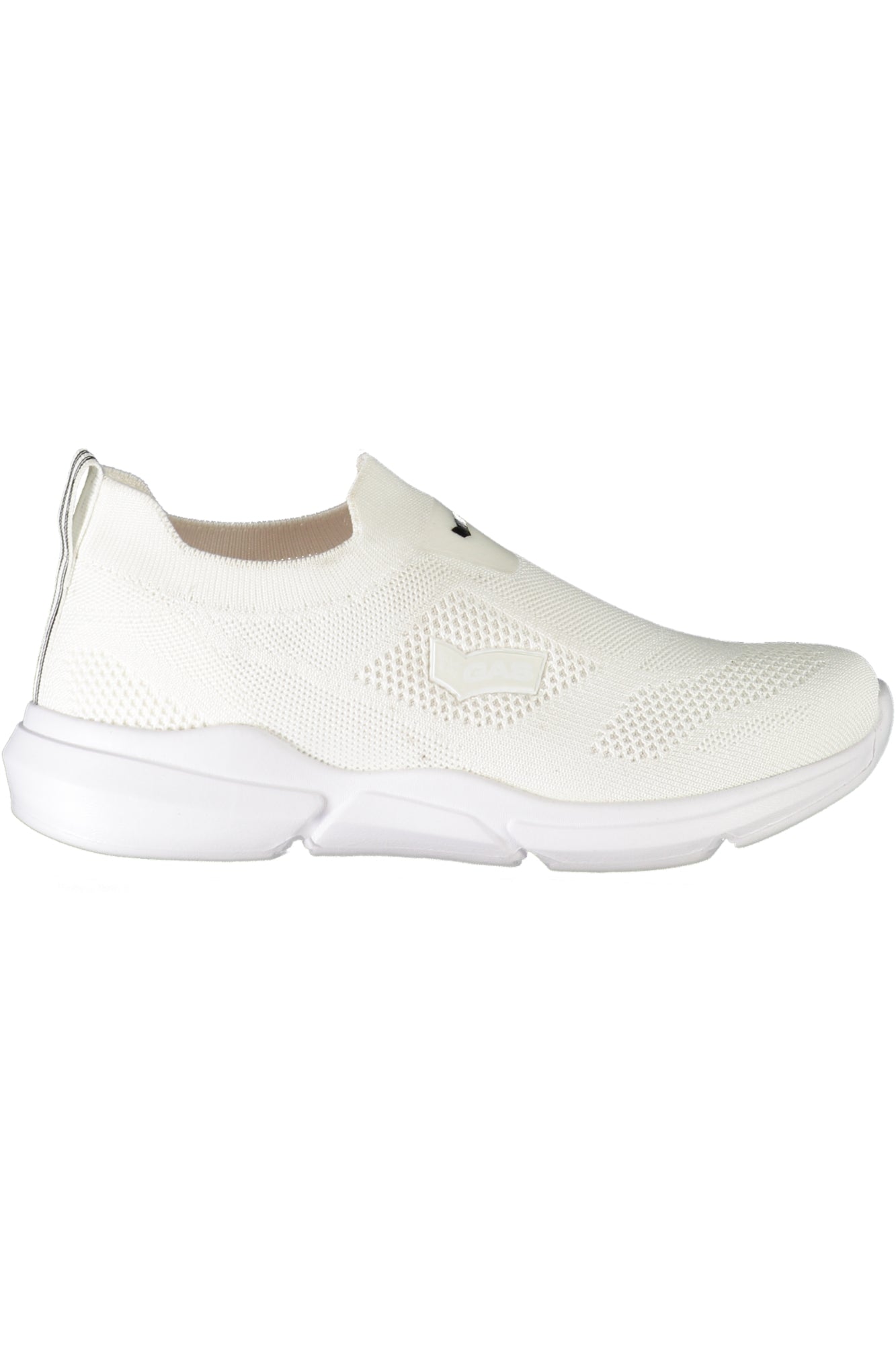 GAW417505_BI0061 – Damen Sportschuh Weiß mit Elastikband – Bequemer Freizeitstrick – Größe: 38, 39, 40, 41 – Farbe: Bianco