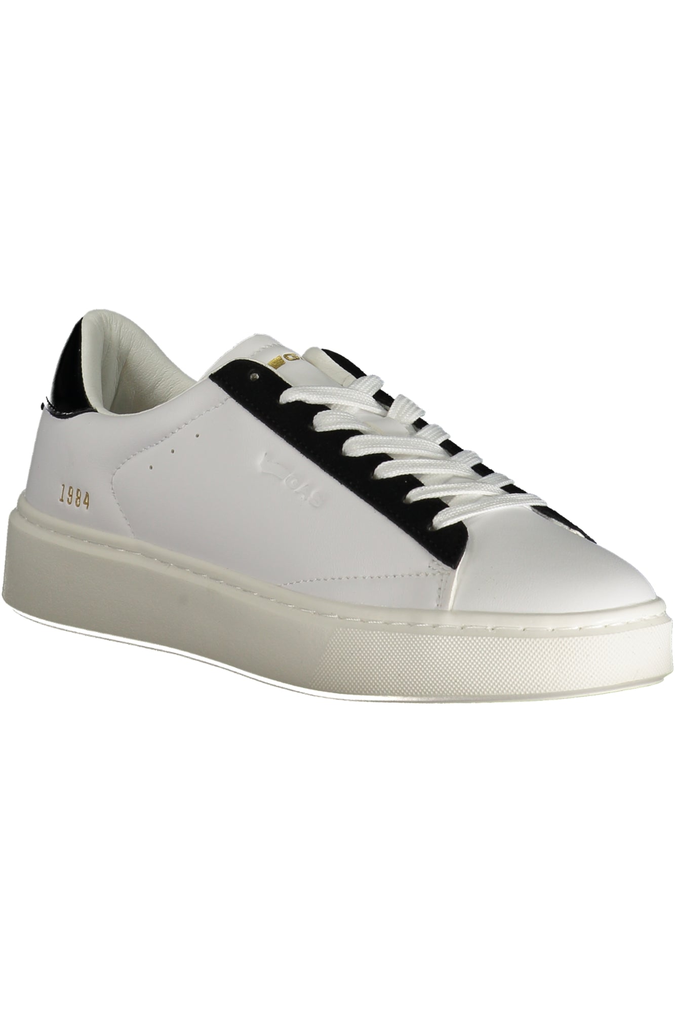 GAW514906_BI0062 – Damen-Sportschuh Weiß mit Schnürsenkeln & Kontrastdetails – Größe: 36, 37, 38, 39, 40, 41 – Farbe: Bianco
