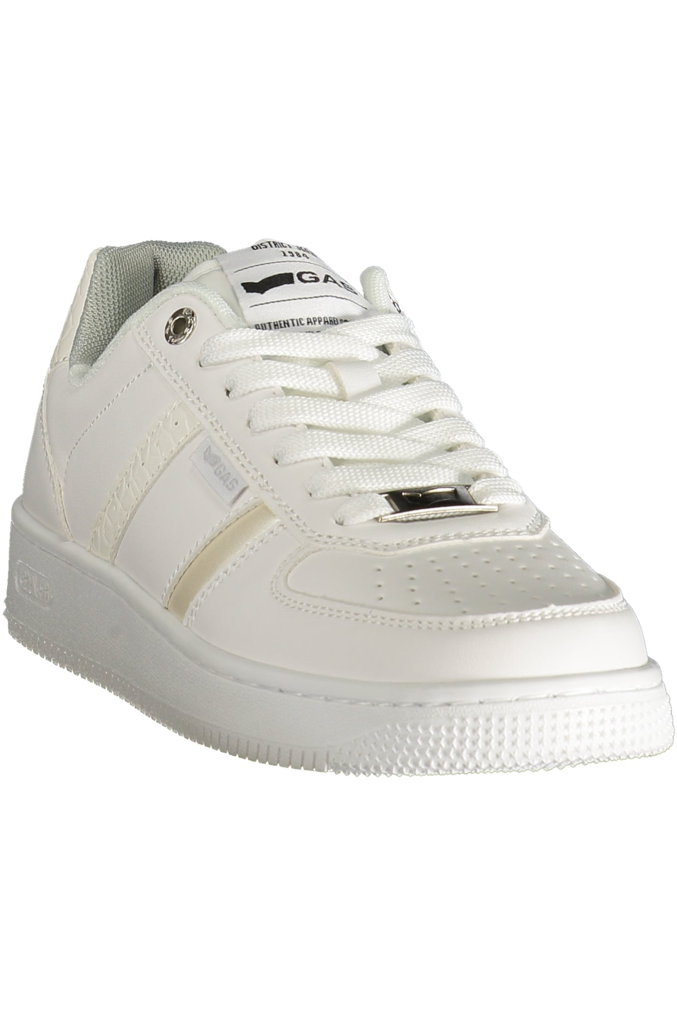 GAW514220_BI2332 – Weißer Damen-Sportschuh mit Print-Design und Schnürsenkeln – Größe: 41, 39, 40 – Farbe: Bianco