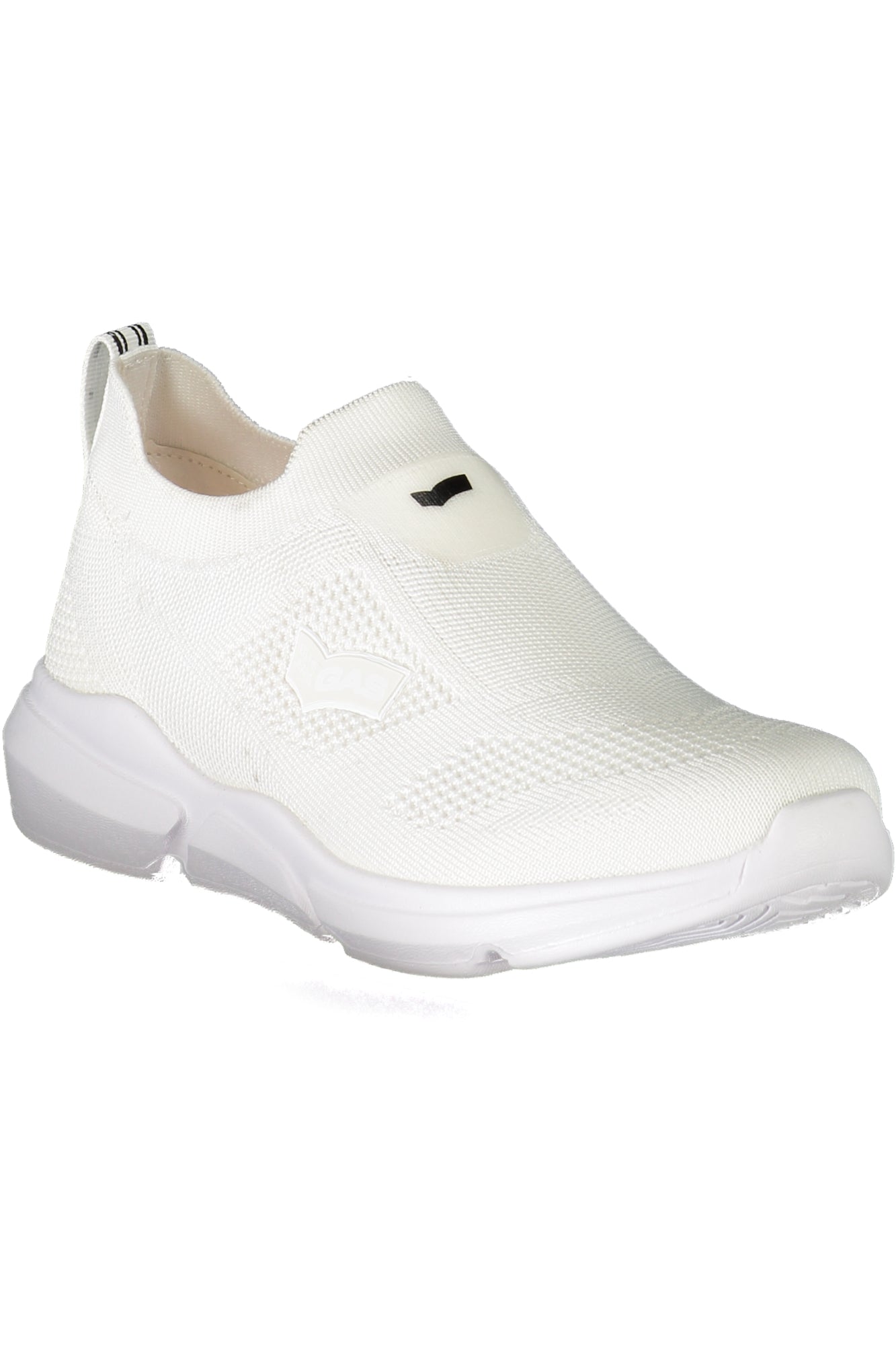 GAW417505_BI0061 – Damen Sportschuh Weiß mit Elastikband – Bequemer Freizeitstrick – Größe: 38, 39, 40, 41 – Farbe: Bianco