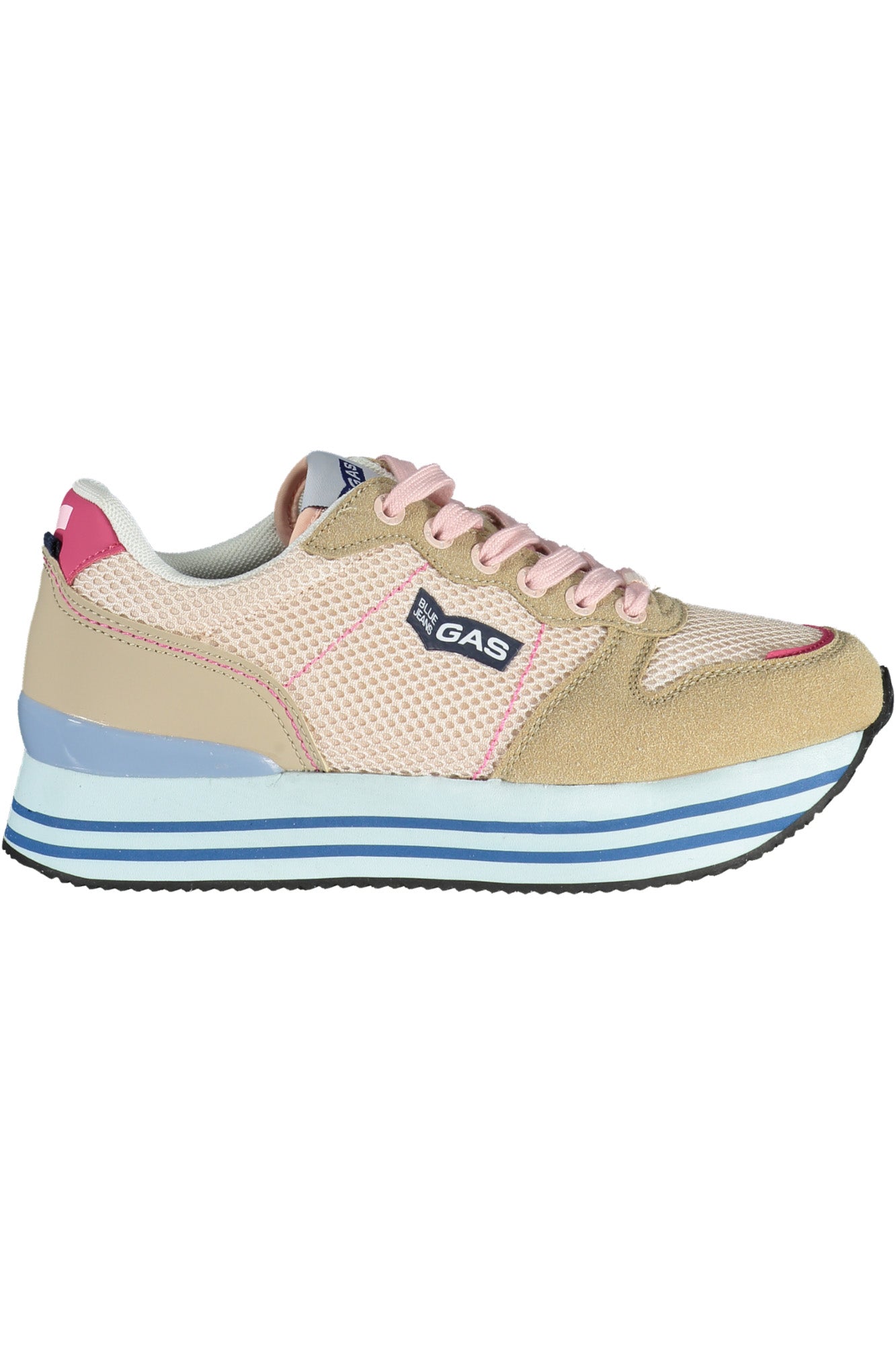 GAW313910_FBD3FB1_ROSA8080 – Trendiger Rosa Sportschuh für Damen mit Schnürsenkeln & Details – Größe: 40, 41 – Farbe: Rosa