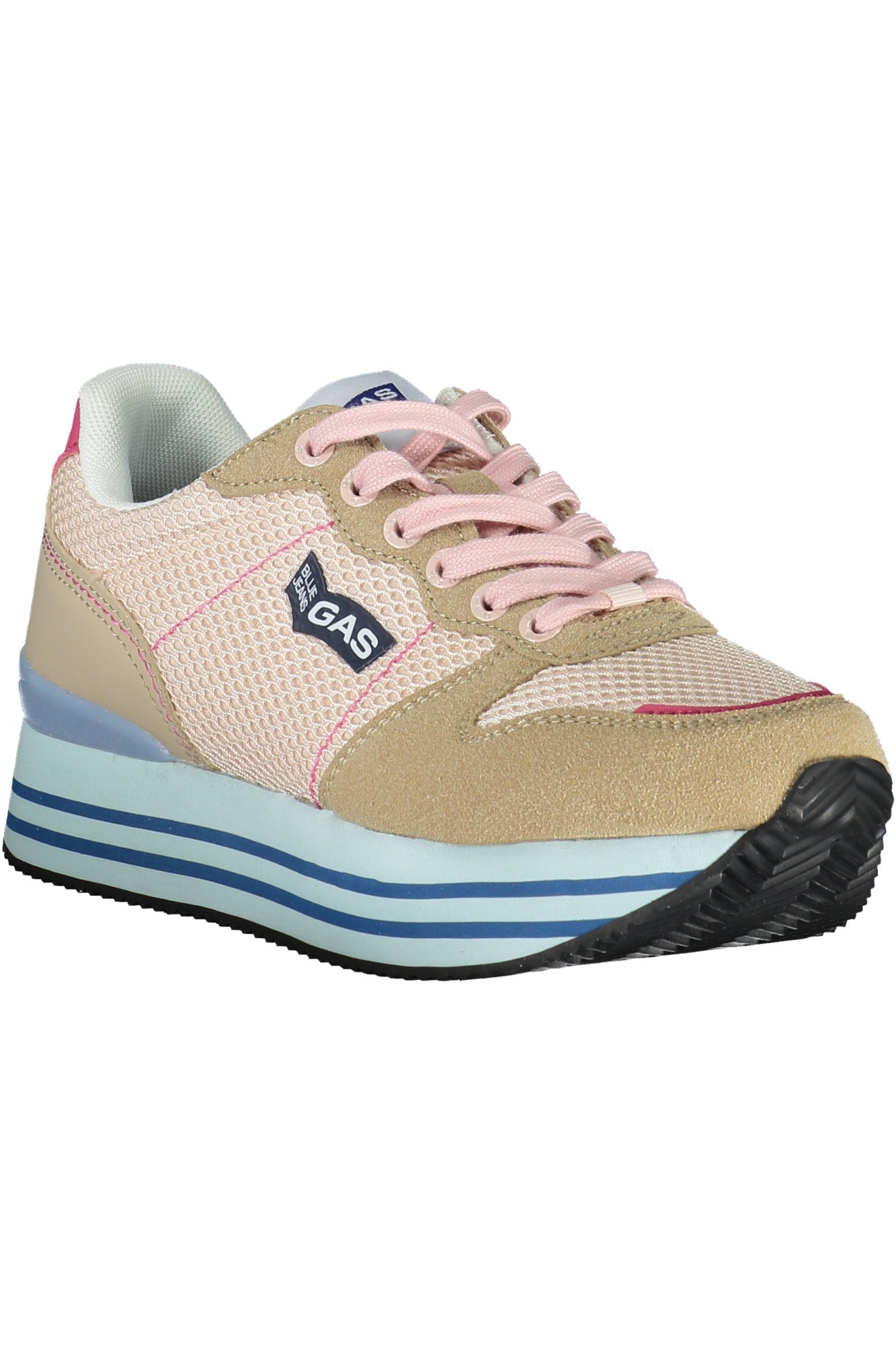 GAW313910_FBD3FB1_ROSA8080 – Trendiger Rosa Sportschuh für Damen mit Schnürsenkeln & Details – Größe: 40, 41 – Farbe: Rosa