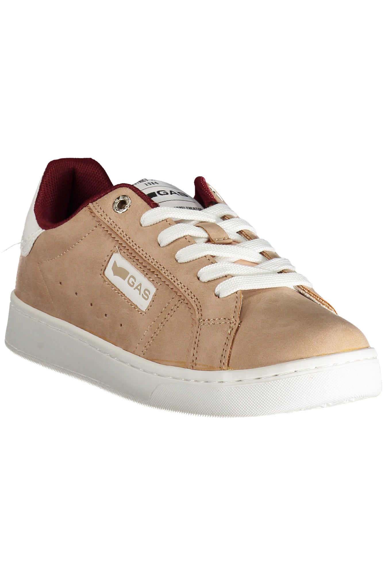 GAW514106_RS0310 – Stilvolle Damen Sportschuhe in Rosa mit Bordeaux Details & Print – Größe: 36, 37, 38, 39, 40, 41 – Farbe: Rosa