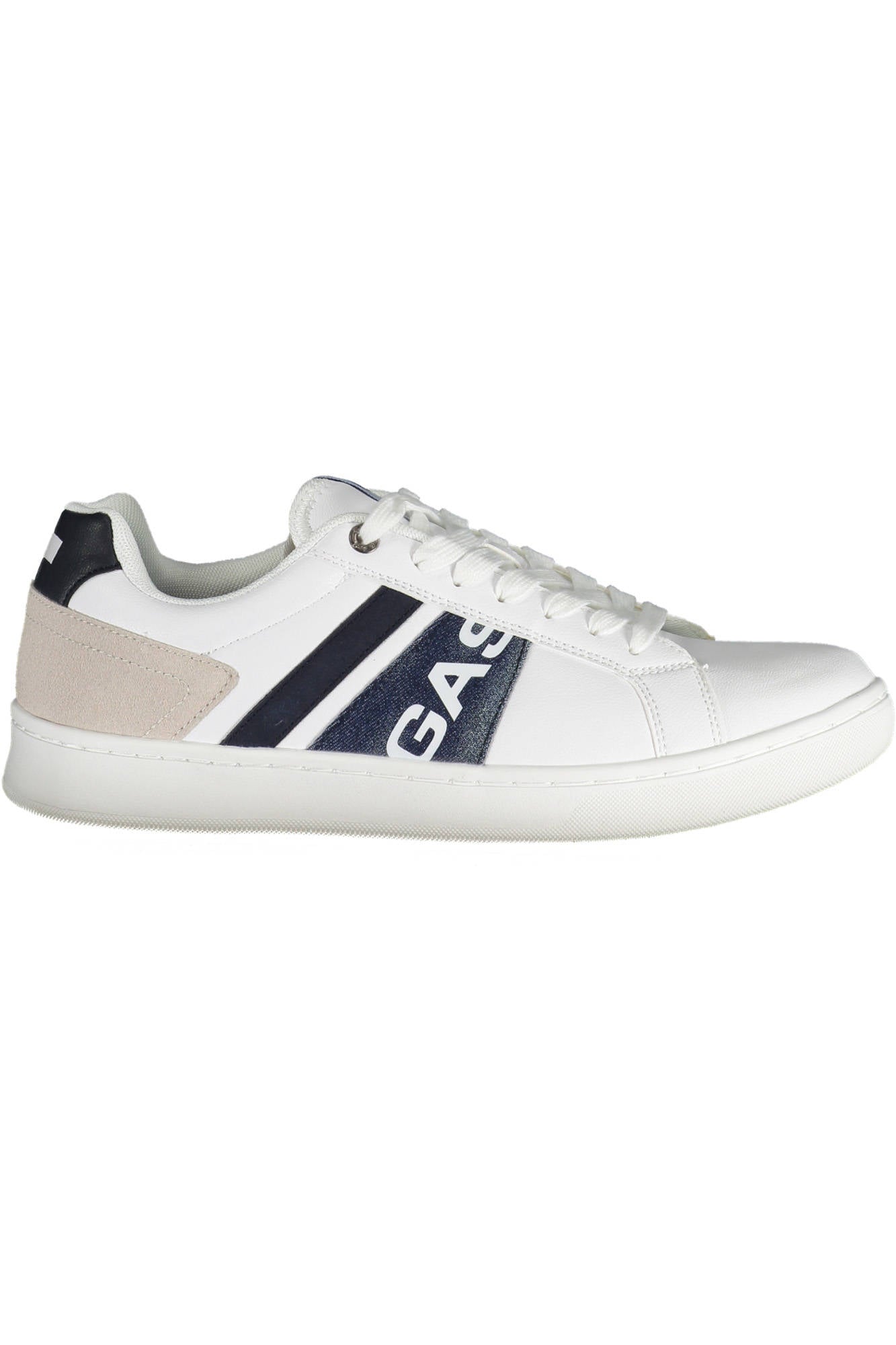 GAM314190C_BIANCO_1032 – Moderner Herren-Sportschuh Weiß mit Kontrastdetails und Schnürung – Größe: 41, 42, 43, 44 – Farbe: Bianco