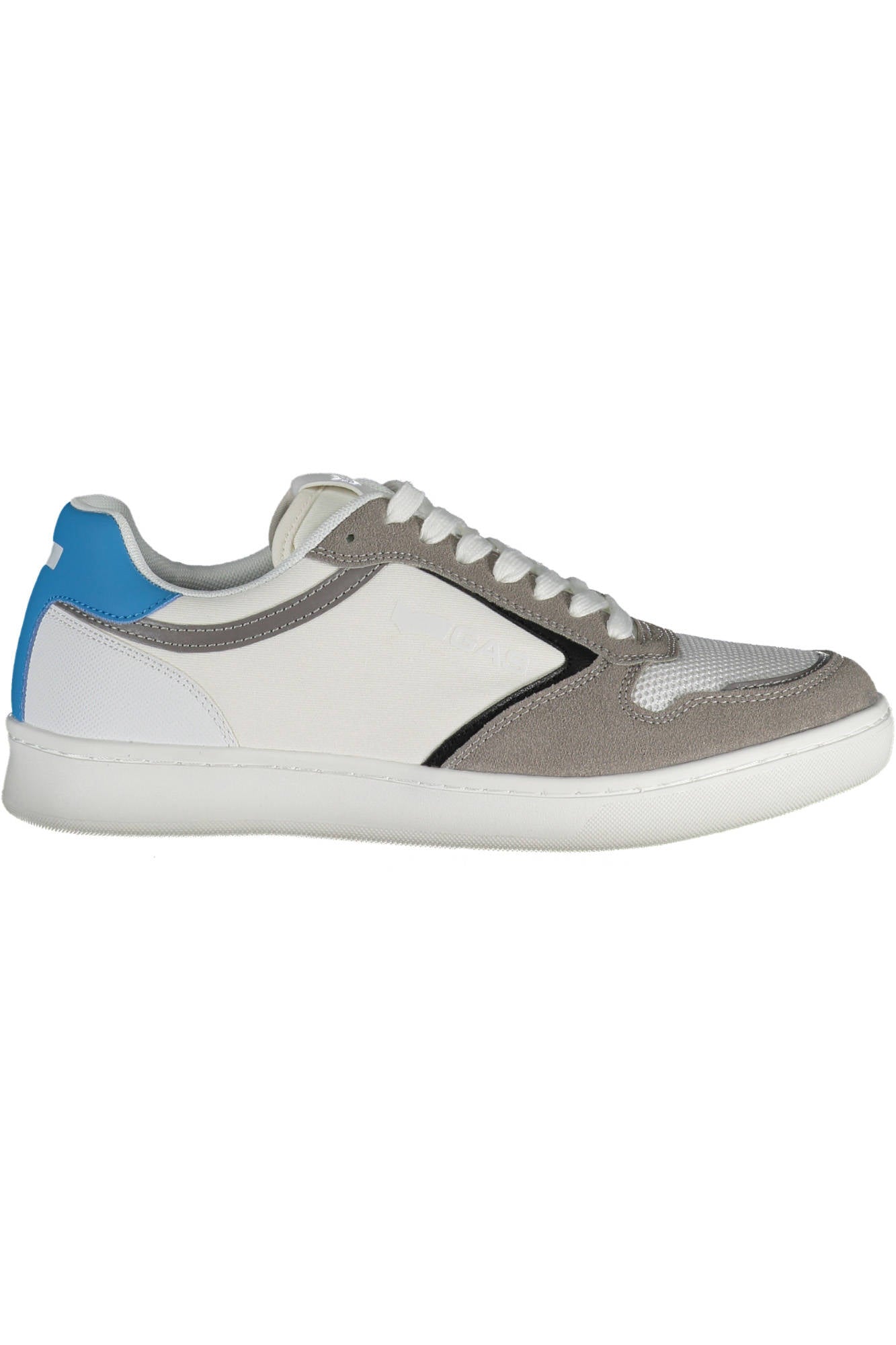 GAM314167_BIANCO_1030 – Weißer Herren Sportschuh mit Schnürsenkeln und Kontrastdetails – Größe: 40, 41, 42, 43, 44, 45 – Farbe: Bianco
