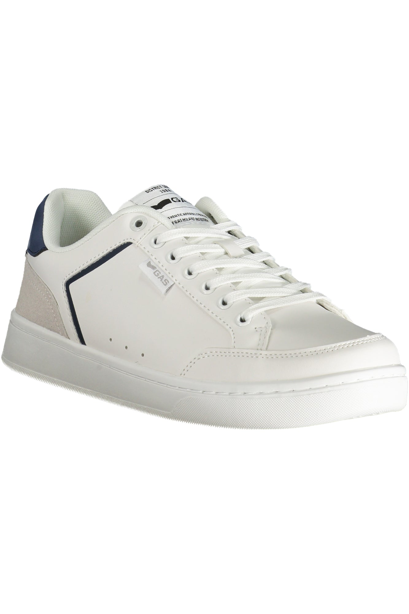 GAM514180_BI3690 – Herren Sportschuh mit blauen Akzenten – Komfort und Stil vereint – Größe: 40, 41, 42, 44, 45, 43 – Farbe: Bianco
