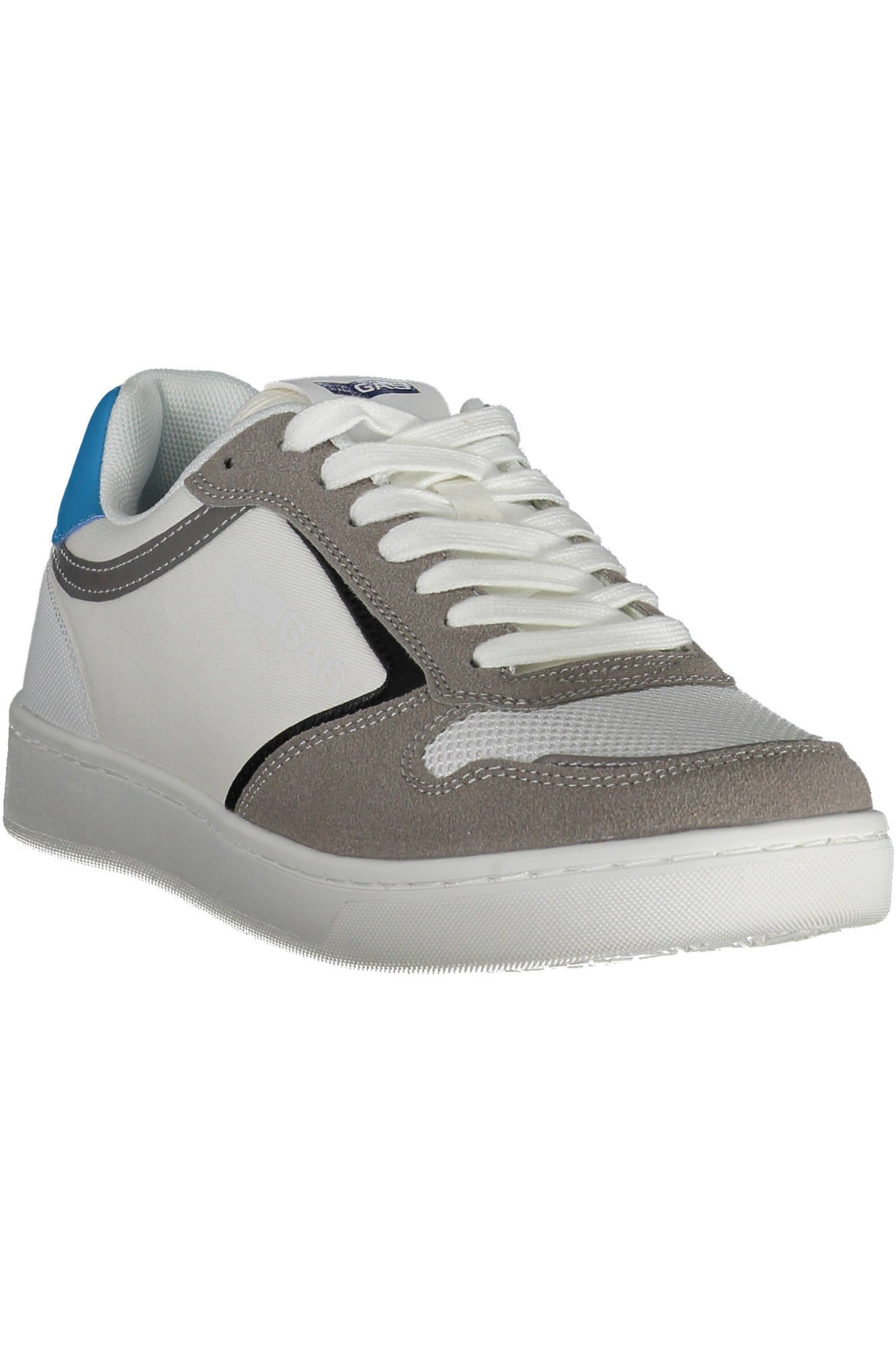GAM314167_BIANCO_1030 – Weißer Herren Sportschuh mit Schnürsenkeln und Kontrastdetails – Größe: 40, 41, 42, 43, 44, 45 – Farbe: Bianco