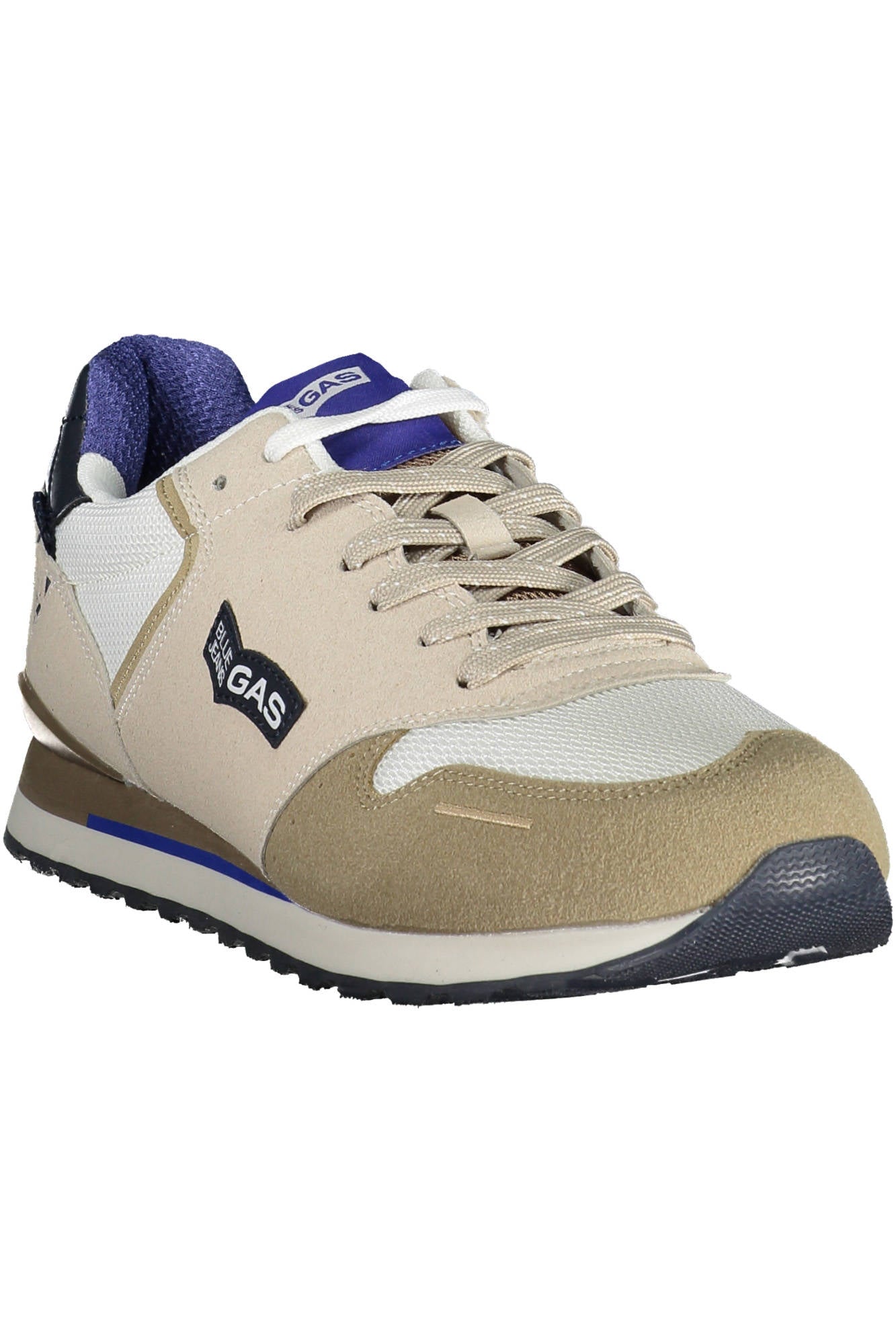 GAM313600_BIANCO_1010 – Weißer Herrensportschuh mit Kontrastdetails und Applikation – Größe: 40, 41, 42, 44, 45, 43 – Farbe: Bianco