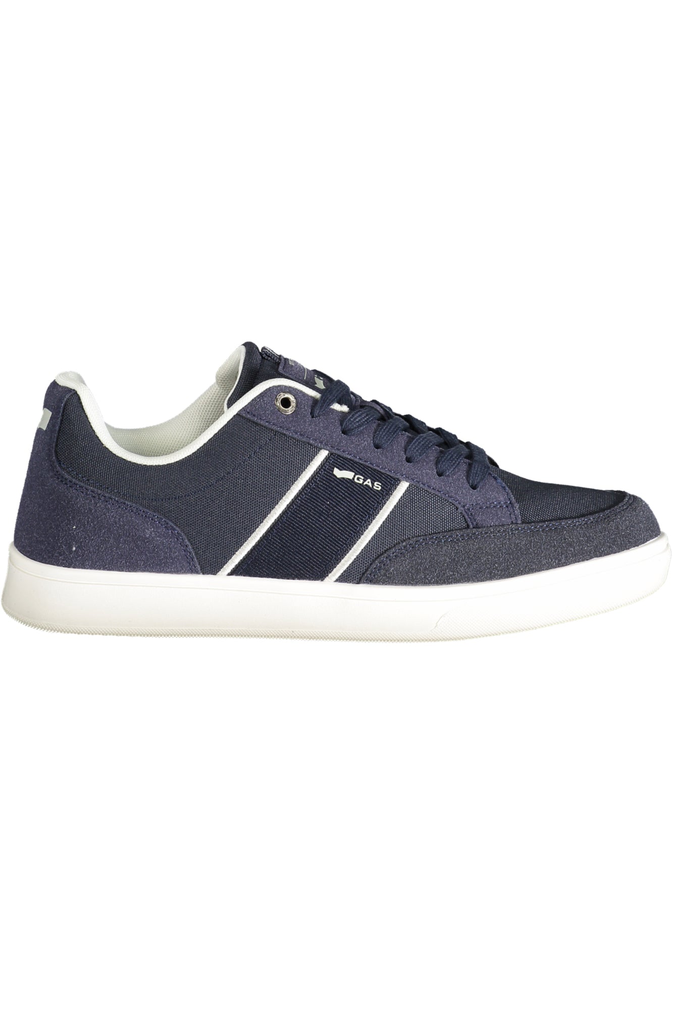 GAM514146_BL0040 – Blaue Herren-Sportschuhe mit Kontrastdetails und Schnürsenkeln – Größe: 40, 41, 42, 43, 44, 45 – Farbe: Blu