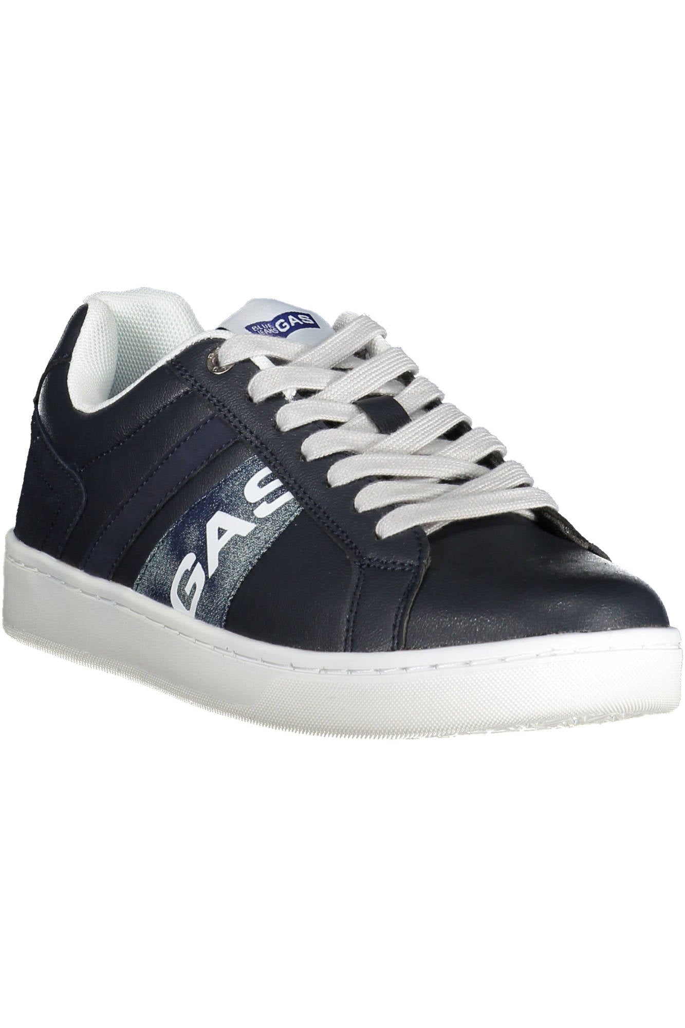 GAM314190C_BLU_3232 – Moderner blauer Herrensportschuh mit Schnürsenkeln und Logo-Details – Größe: 41, 43, 44 – Farbe: Blu
