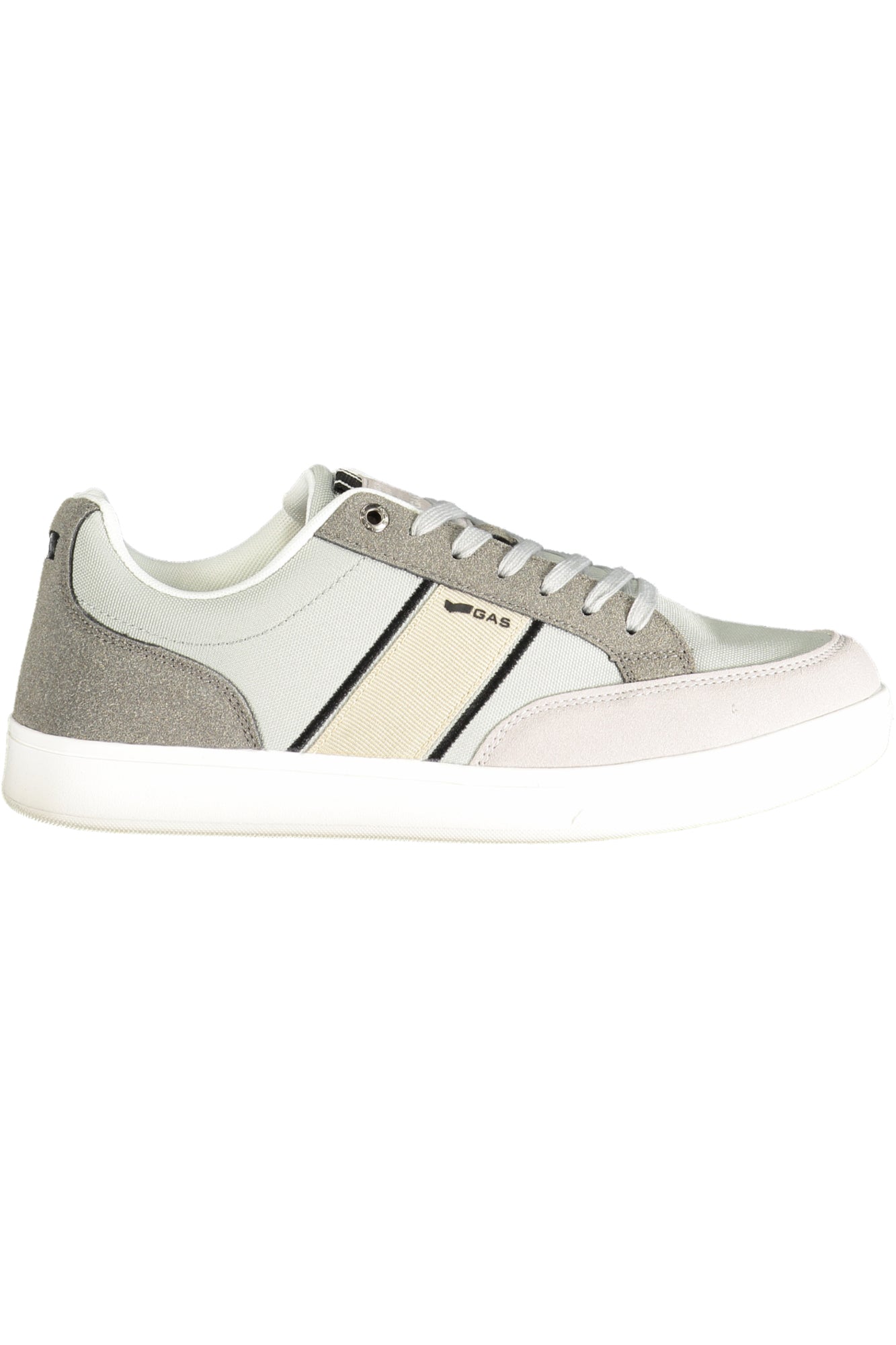 GAM514146_GR0054 – Grauer Herren-Sportschuh mit Kontrastdetails und Schnürsenkeln – Größe: 40, 41, 42, 43, 44, 45 – Farbe: Grigio