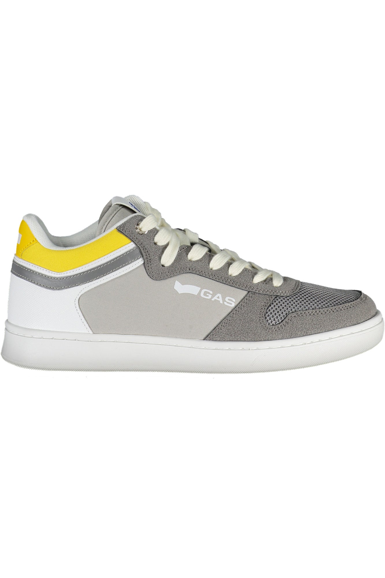GAM314137_380521B_GRIGIO4090 – Herren Sportschuh: Grauer Sneaker mit Kontrastdetails & Schnürung – Größe: 41, 42, 43, 44 – Farbe: Grigio