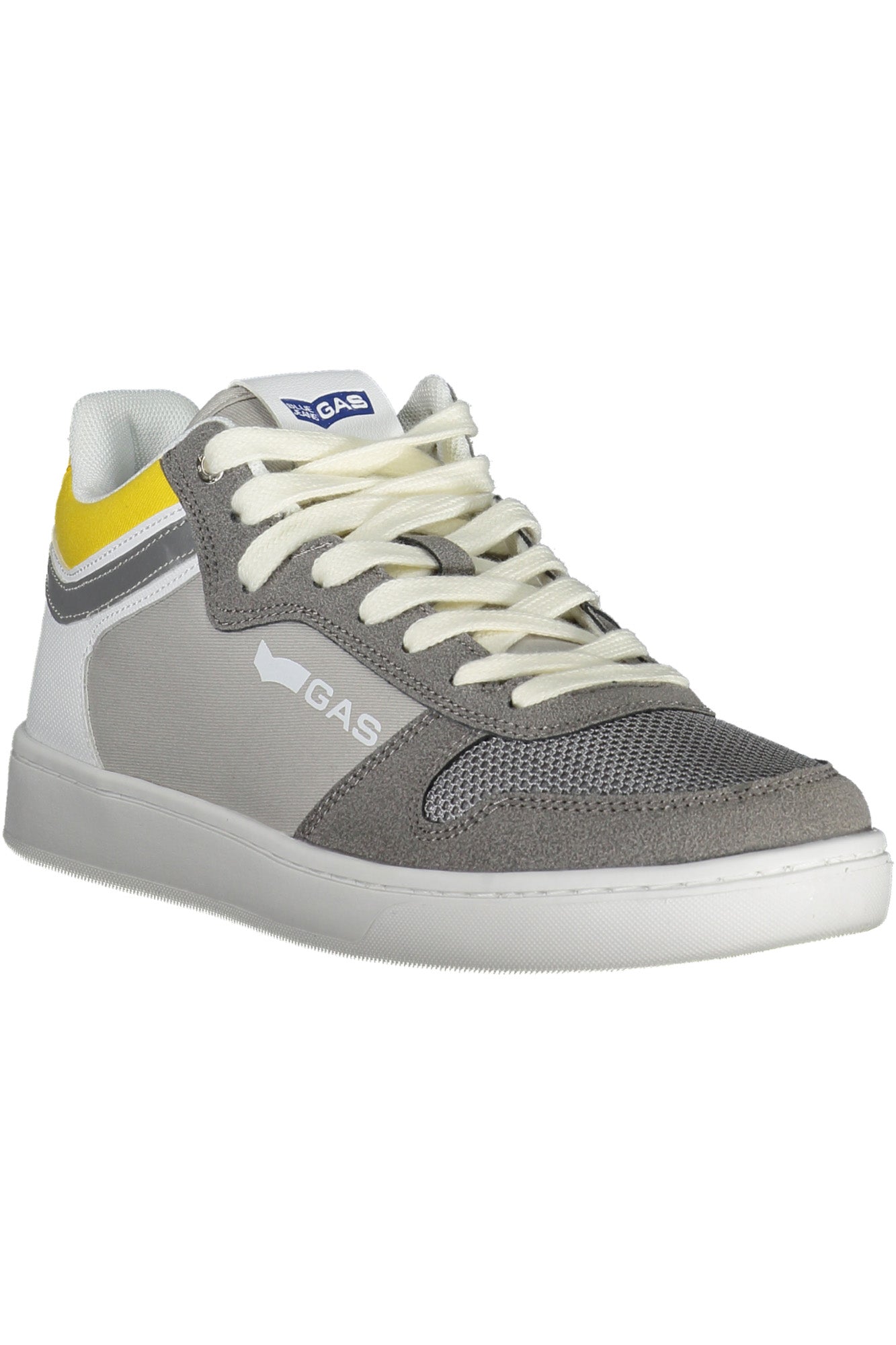 GAM314137_380521B_GRIGIO4090 – Herren Sportschuh: Grauer Sneaker mit Kontrastdetails & Schnürung – Größe: 41, 42, 43, 44 – Farbe: Grigio